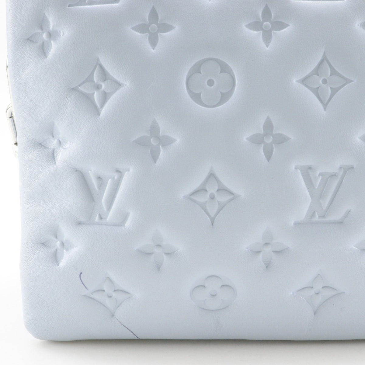 Louis Vuitton Light Blue Monogram Shoulder Bag (Pre-Owned)