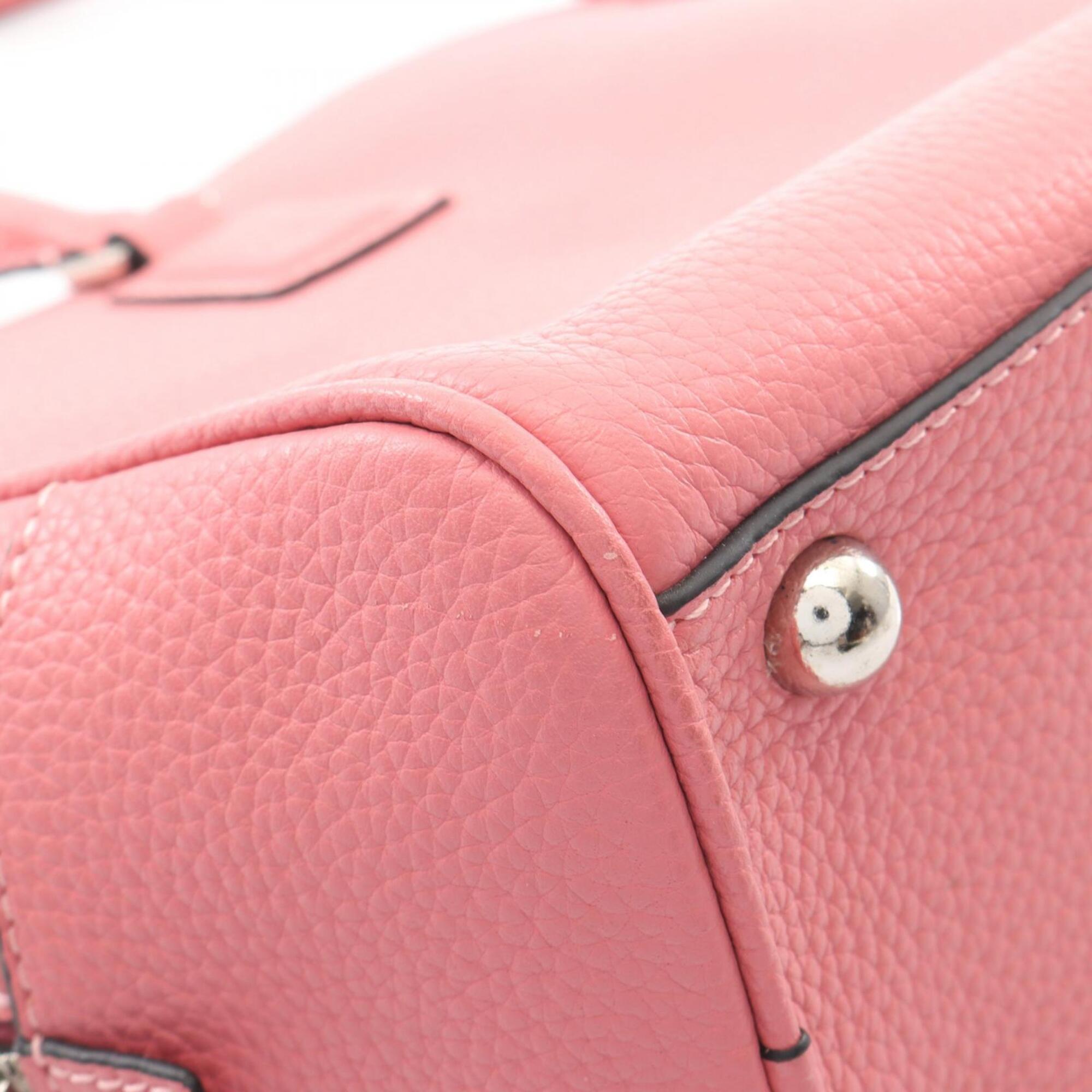 Loewe Pink Leather Handbag (Pre-Owned)