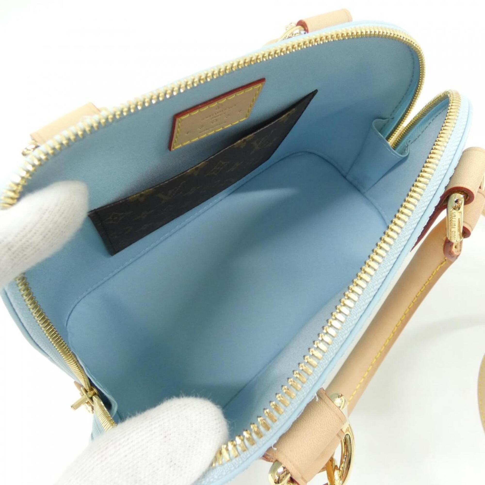 Louis Vuitton Blue Vernis Handbag (Pre-Owned)