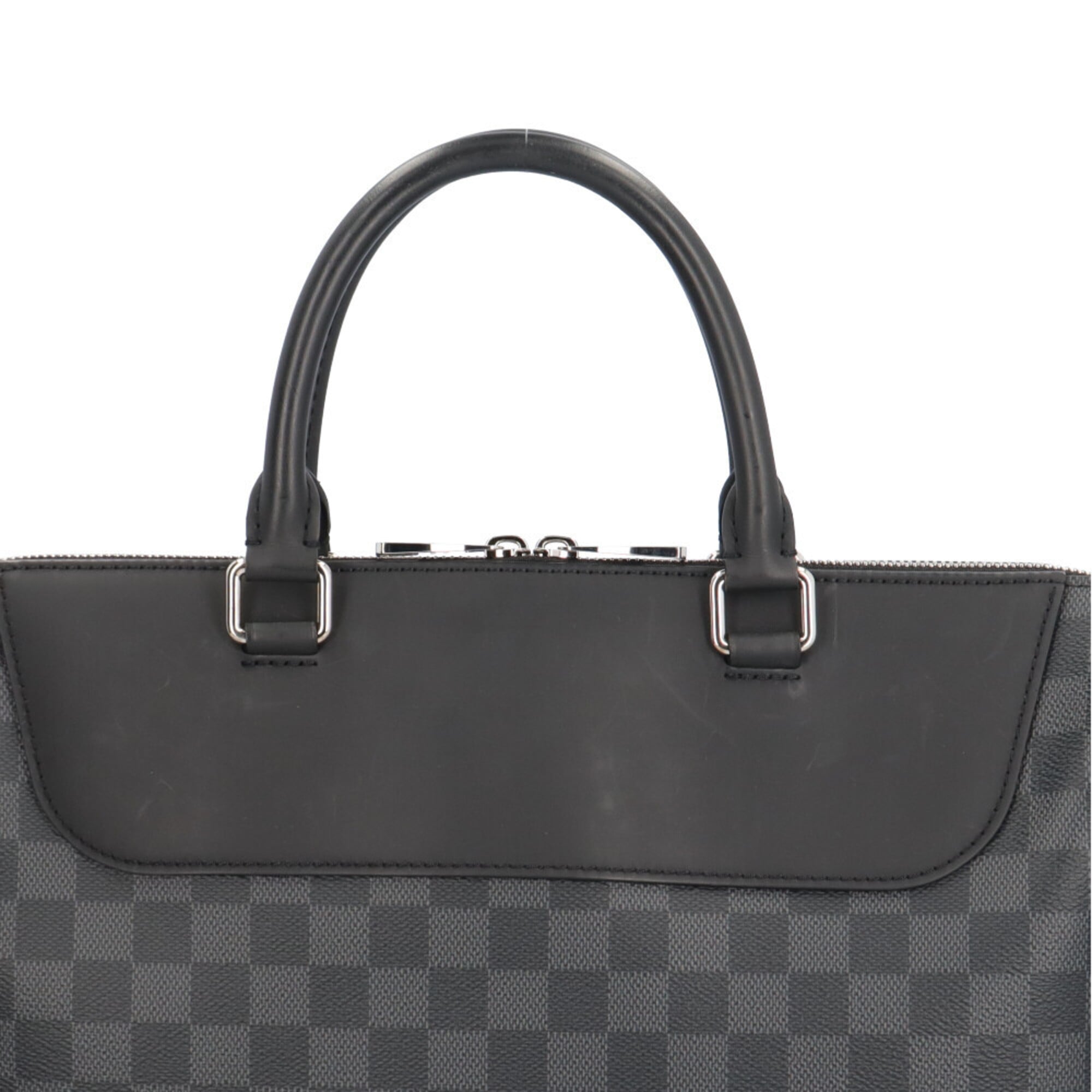 Louis Vuitton Black Gray Damier Graphite Briefcase (Pre-Owned)