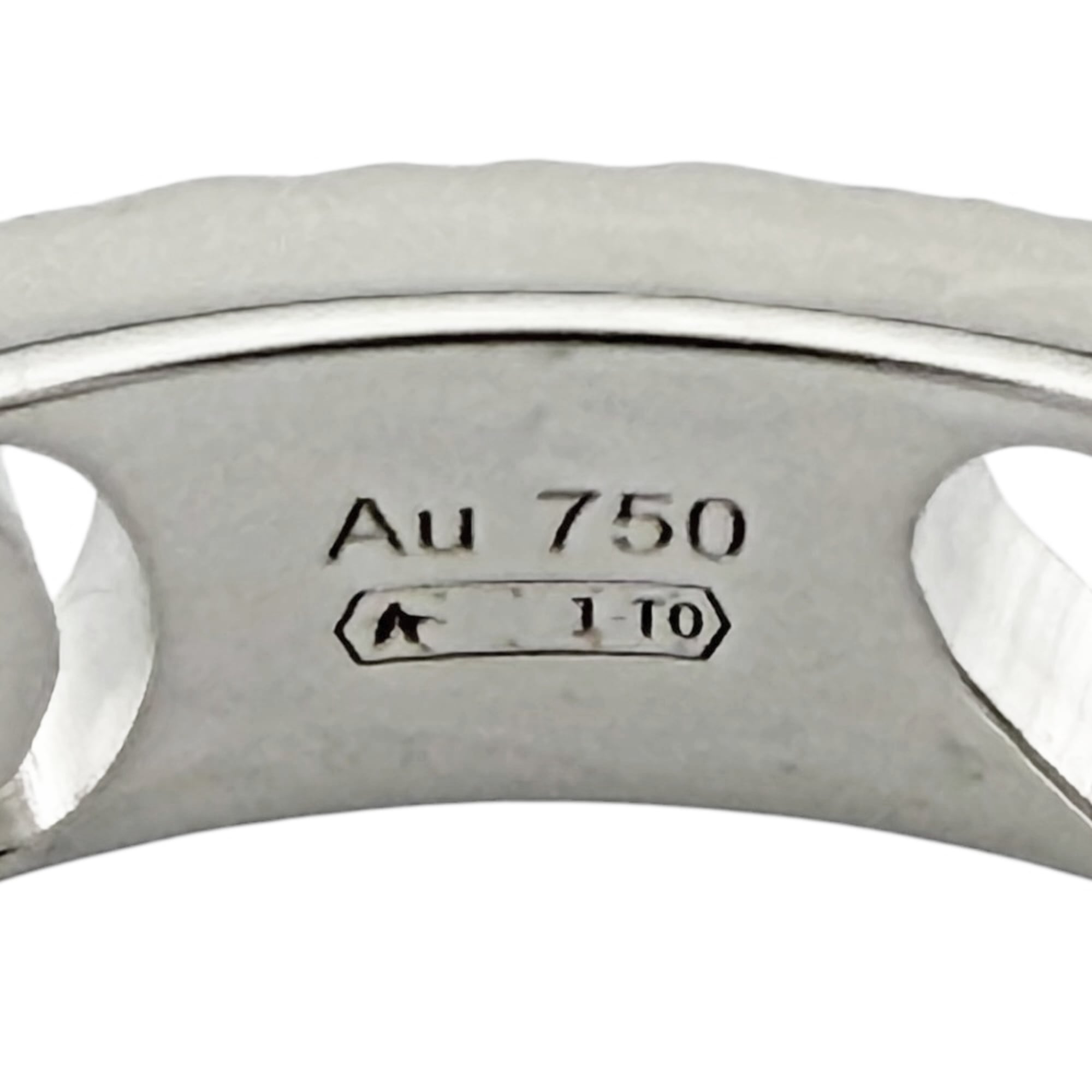 Gucci Silver White Gold (18K) Band Ring (Pre-Owned)