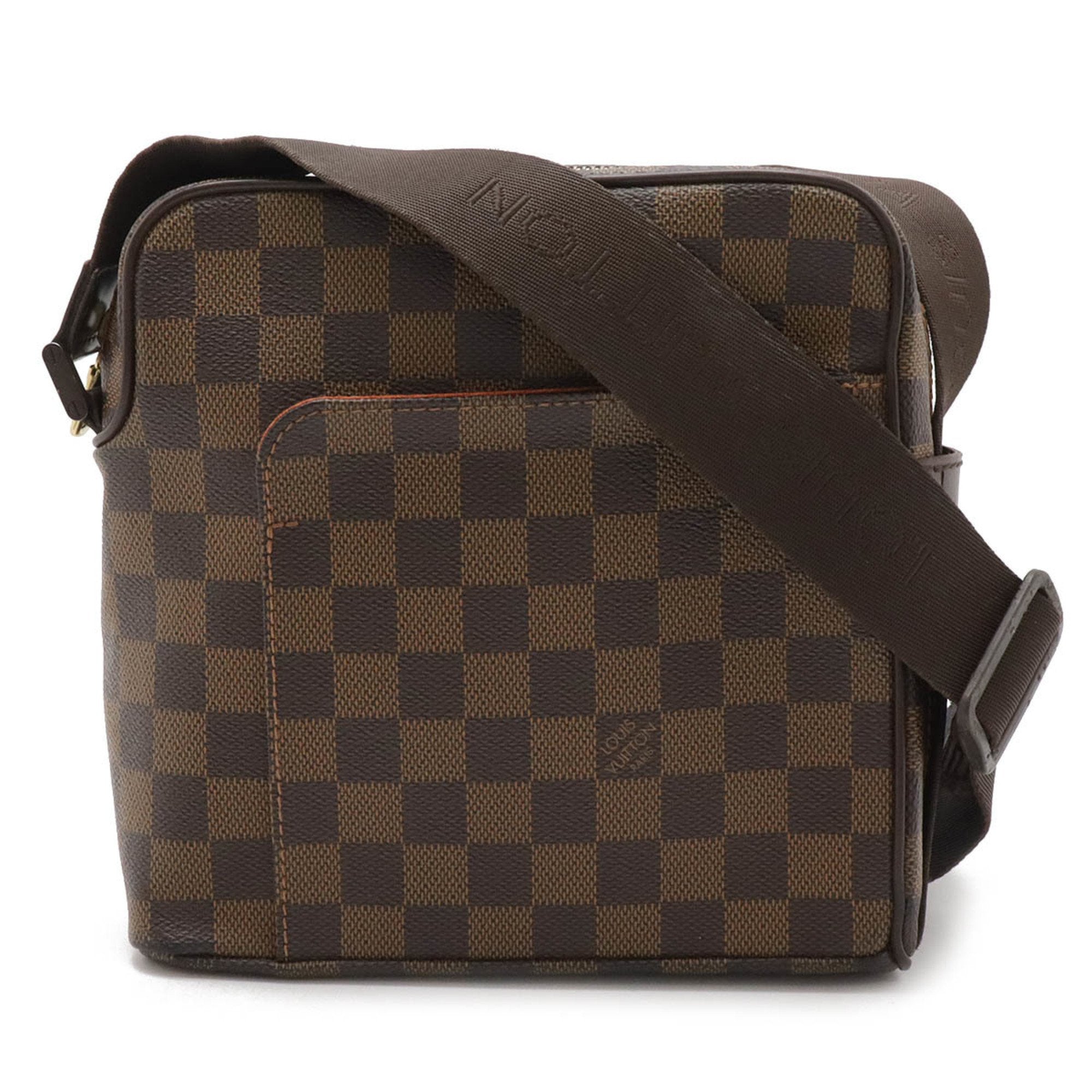 Louis Vuitton Brown Pvc Pochette Shoulder Bag (Pre-Owned)