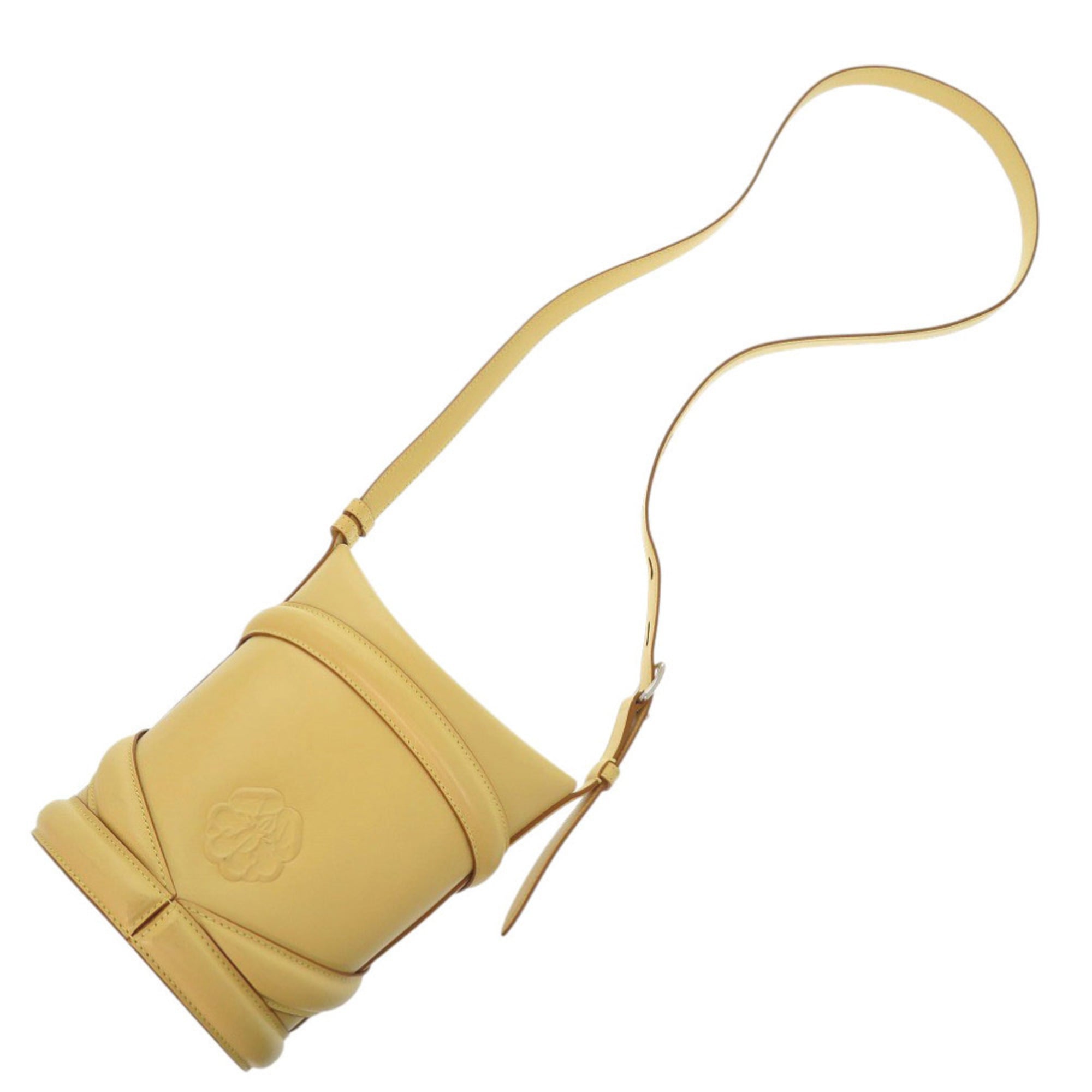 Alexander Mcqueen Yellow Leather Shoulder Bag (Pre-Owned)