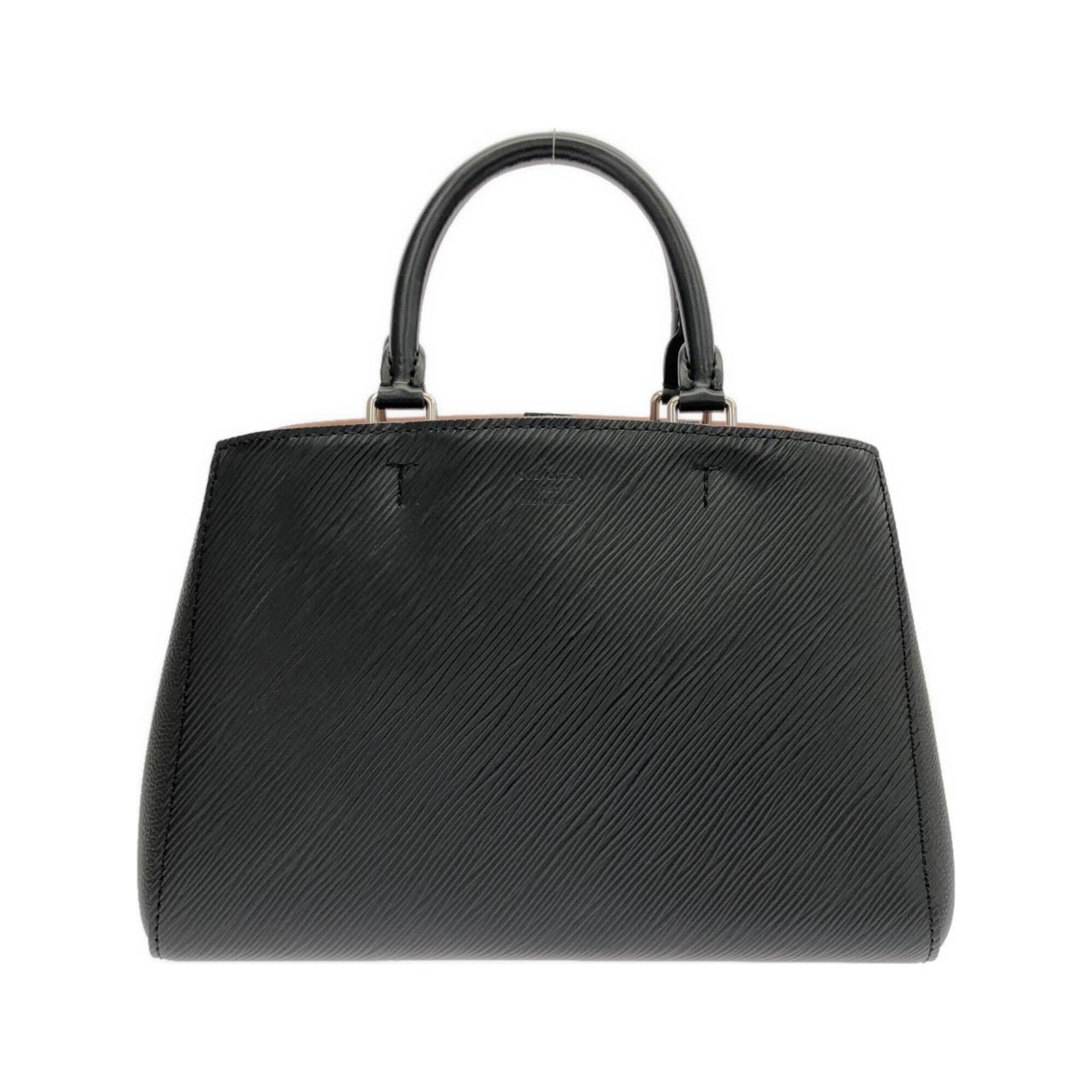 Louis Vuitton Black Leather Handbag Pouch (Pre-Owned)
