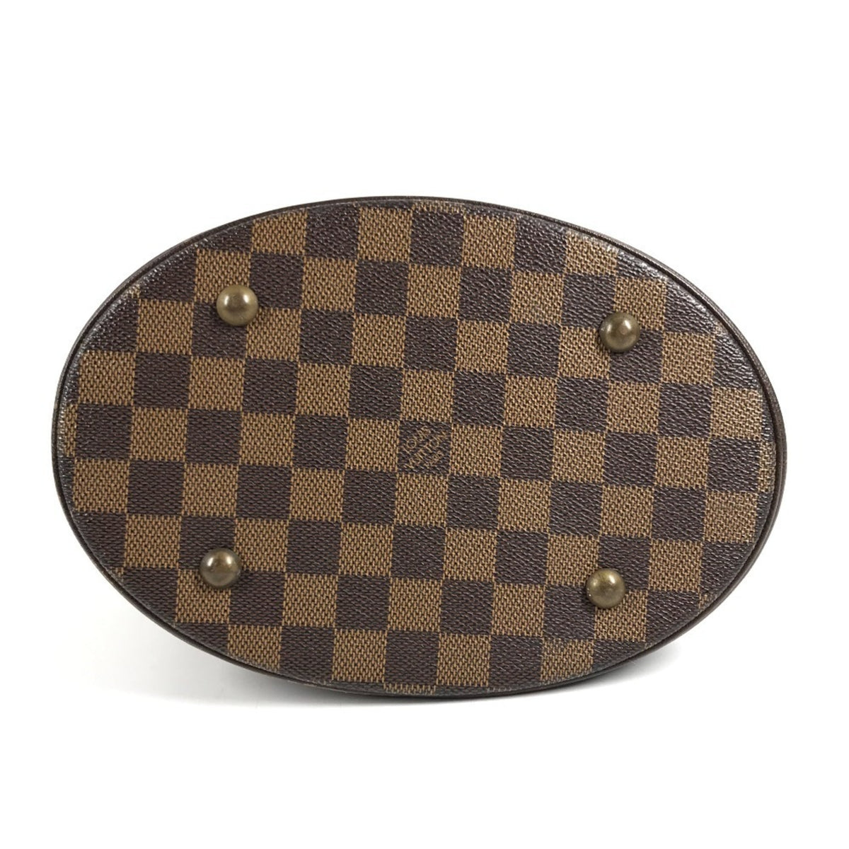 Louis Vuitton Brown Damier Canvas Ebene Galle Damier Graphite Pouch Shoulder Bag Tote Bag (Pre-Owned)