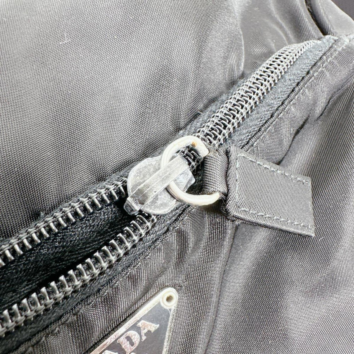 Prada Black Nylon Shoulder Bag Sling Bag (Pre-Owned)