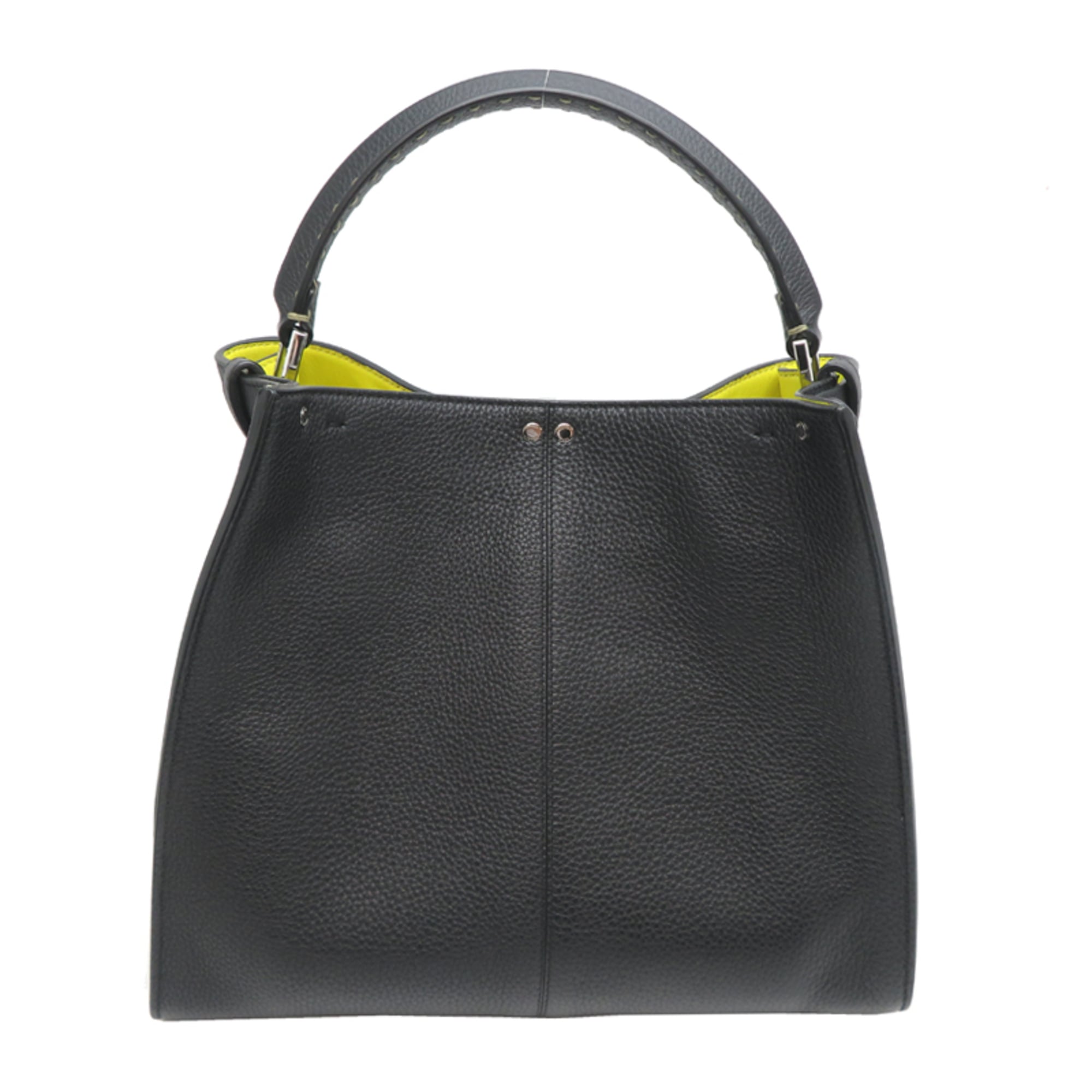 Fendi Black Leather Handbag (Pre-Owned)