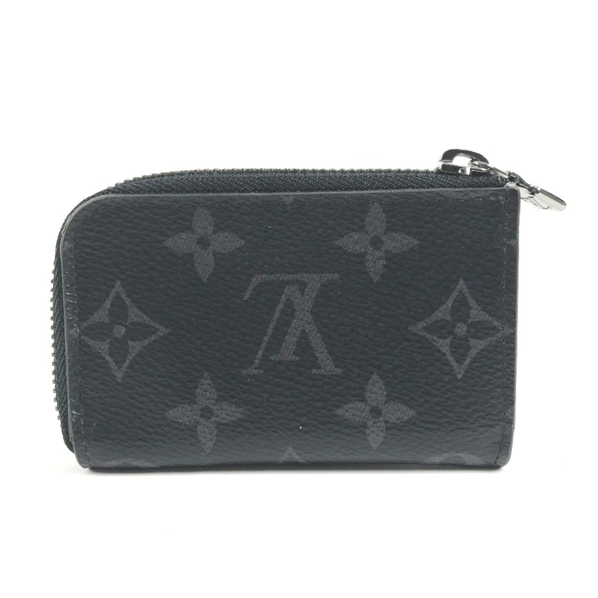 Louis Vuitton Black Monogram Eclipse Canvas Coin Purse/Coin Case (Pre-Owned)
