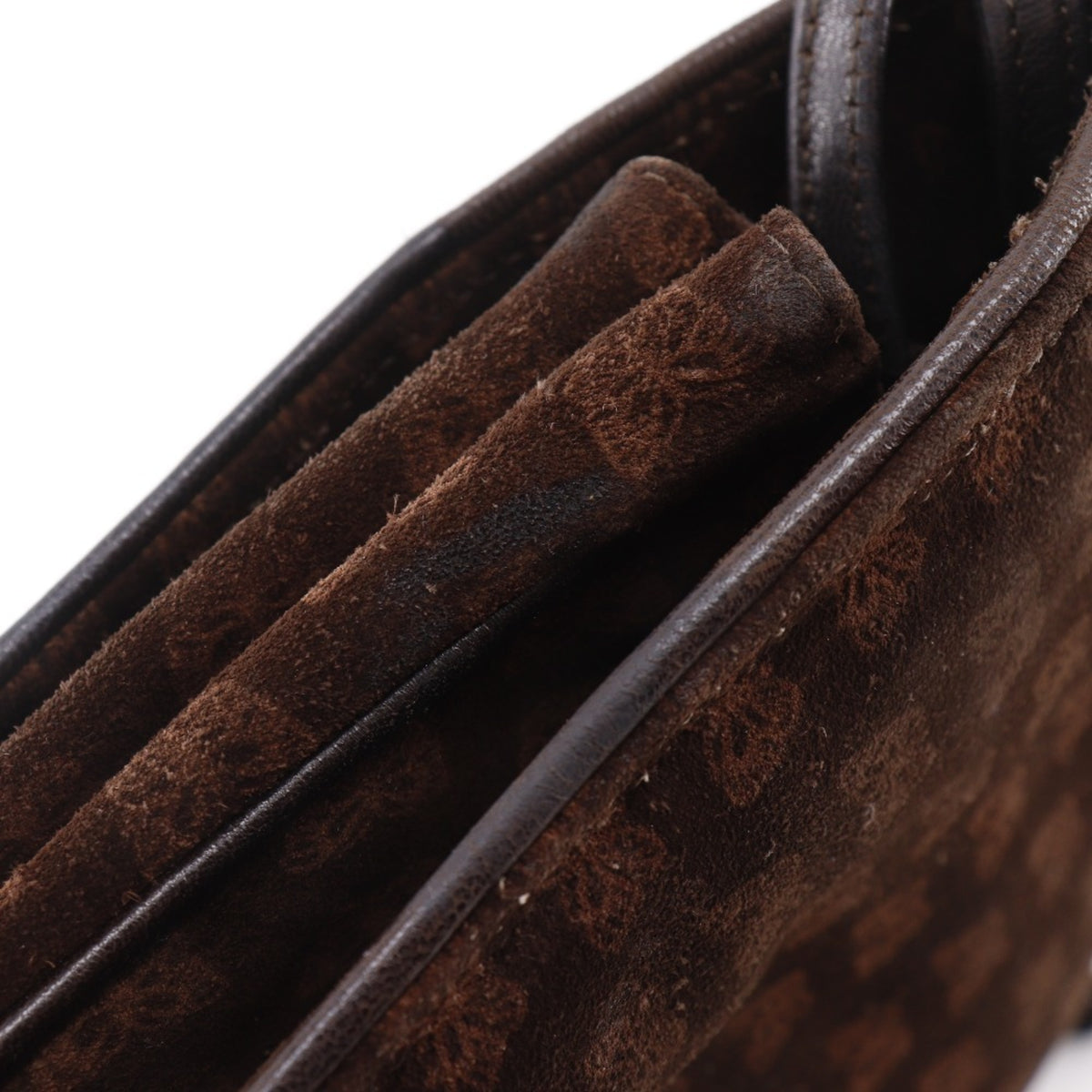 Bottega Veneta Brown Suede Shoulder Bag Tote Bag (Pre-Owned)