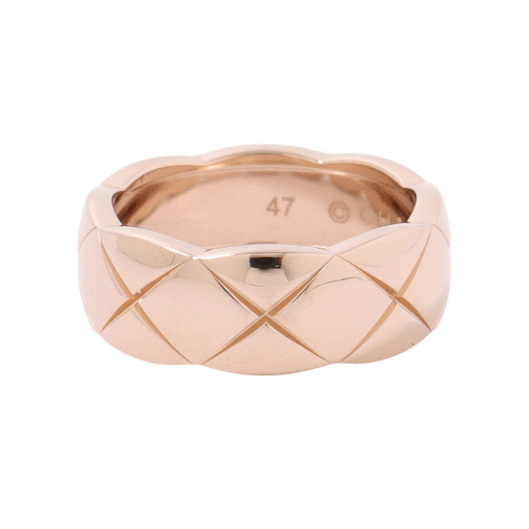 Chanel Pink Gold (18K) Band Ring (Pre-Owned)