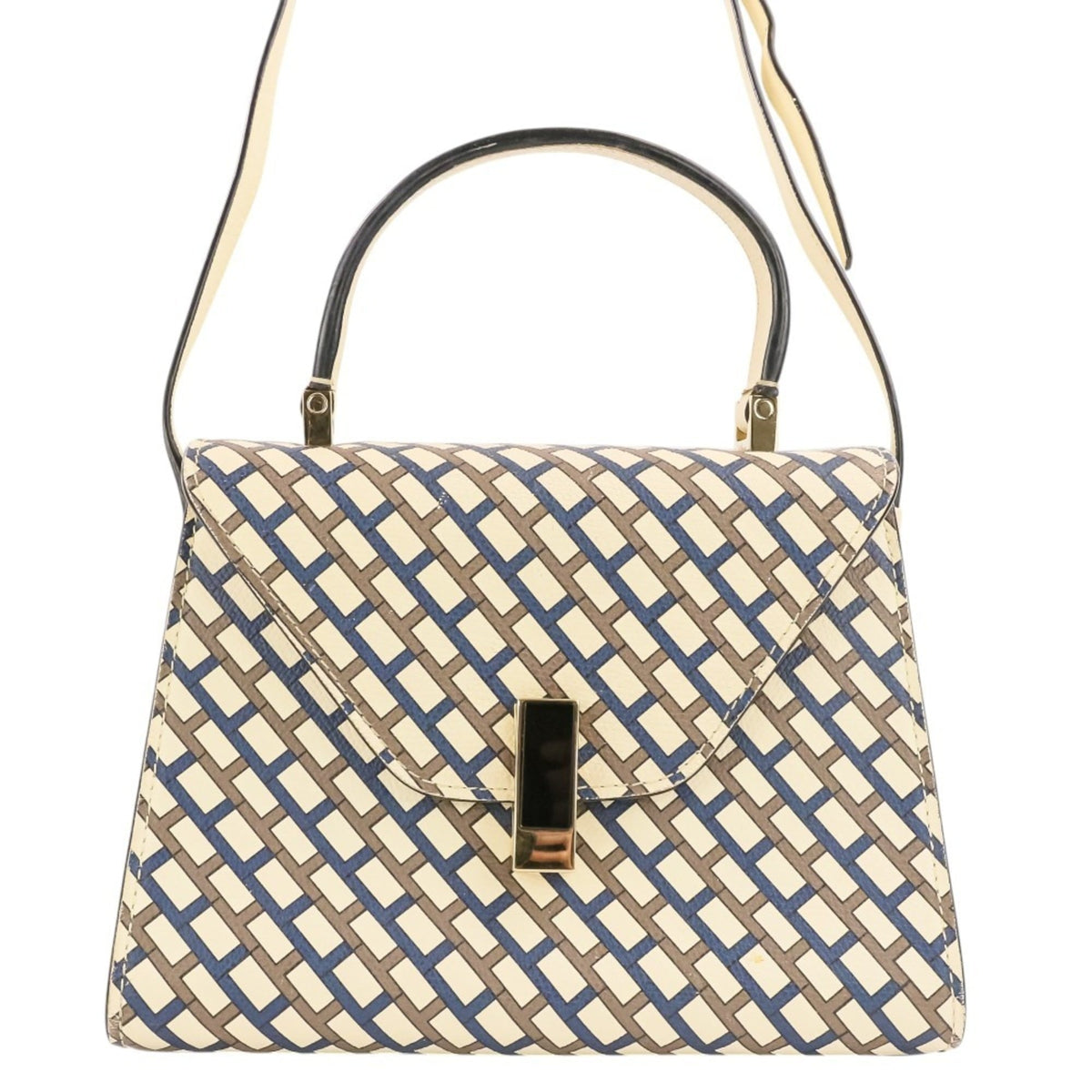 Valextra Multi-Color White Handbag Shoulder Bag (Pre-Owned)