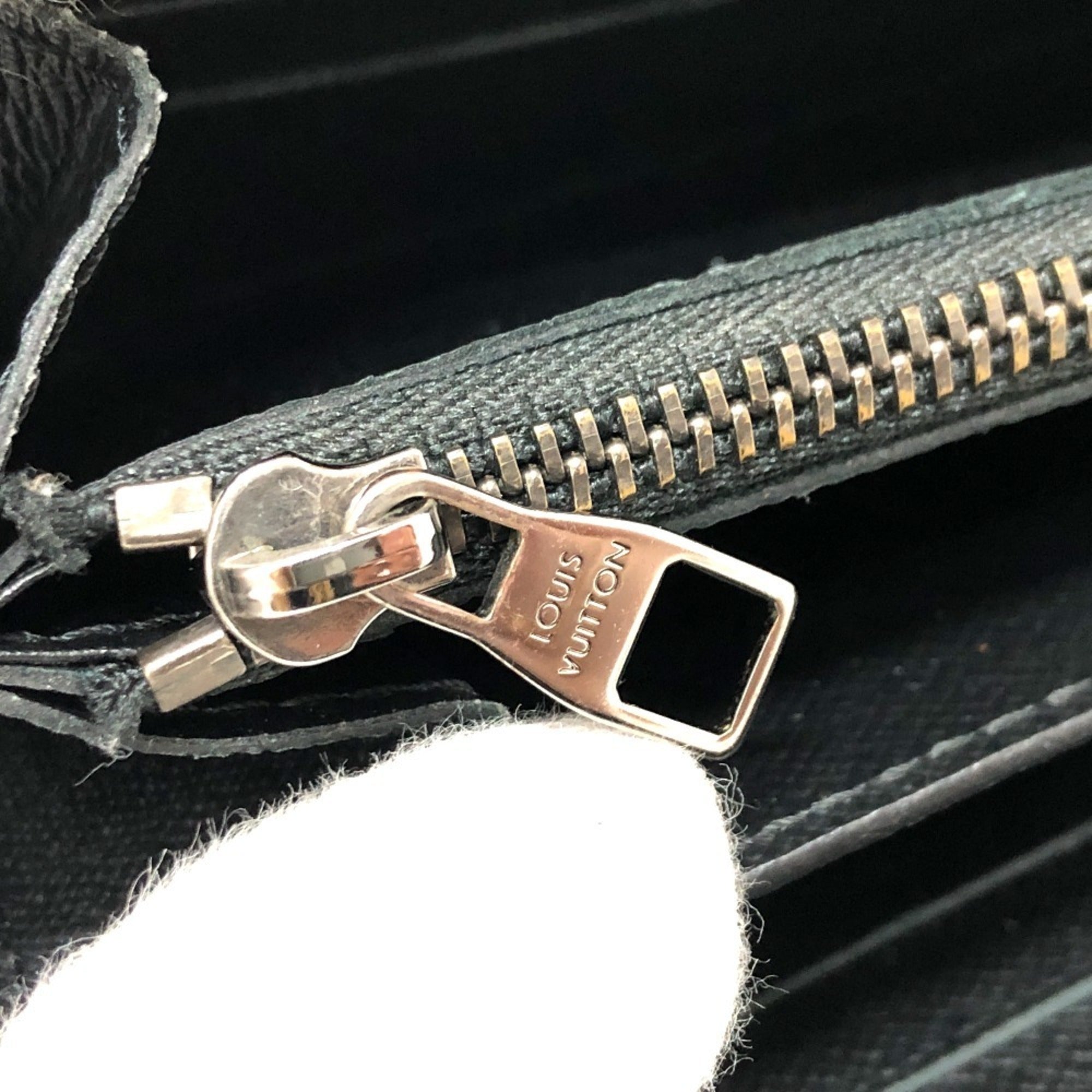 Louis Vuitton Monogram Eclipse Black Monogram Eclipse Monogram Eclipse Long Wallet (Bi-Fold) (Pre-Owned)
