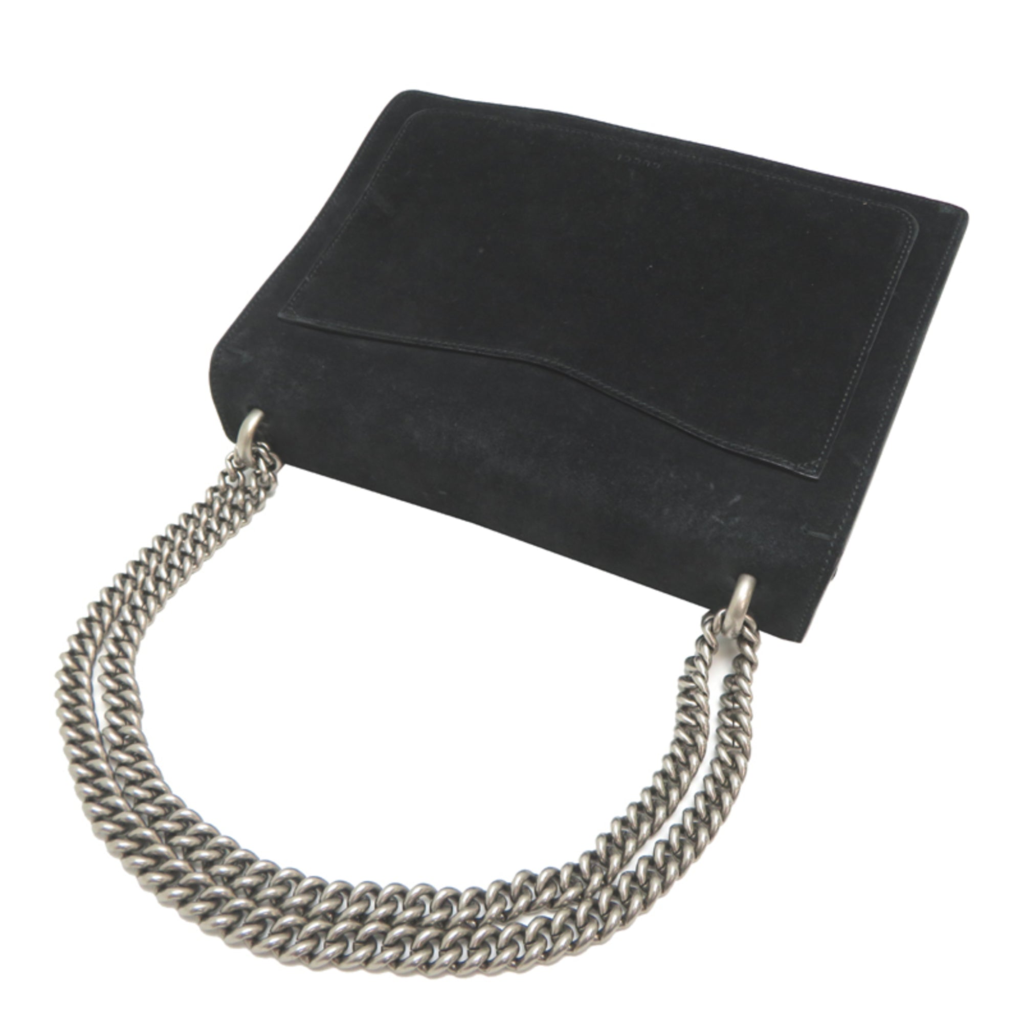 Gucci Black Suede Shoulder Bag (Pre-Owned)