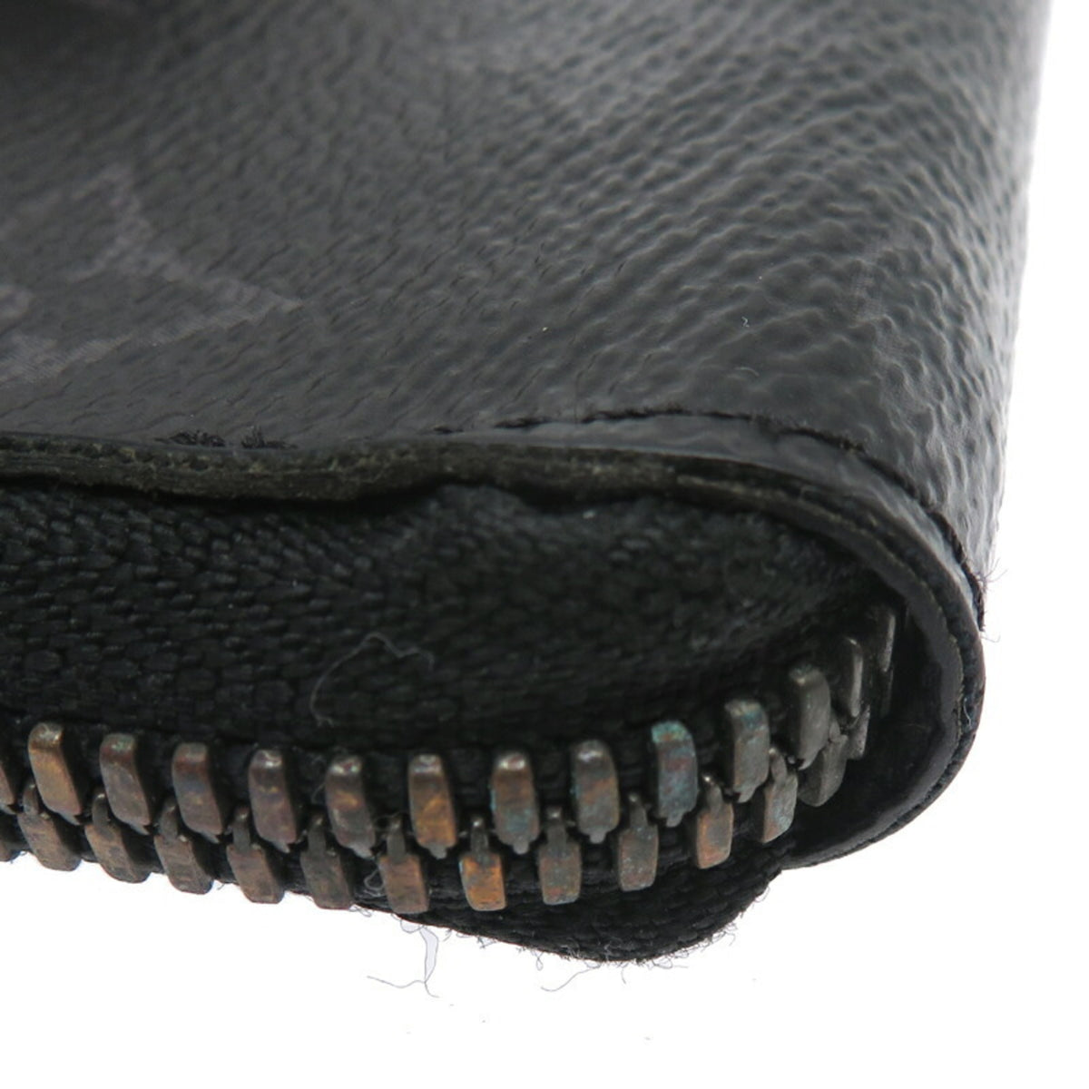 Louis Vuitton Black Monogram Eclipse Monogram Eclipse Coin Purse/Coin Case (Pre-Owned)