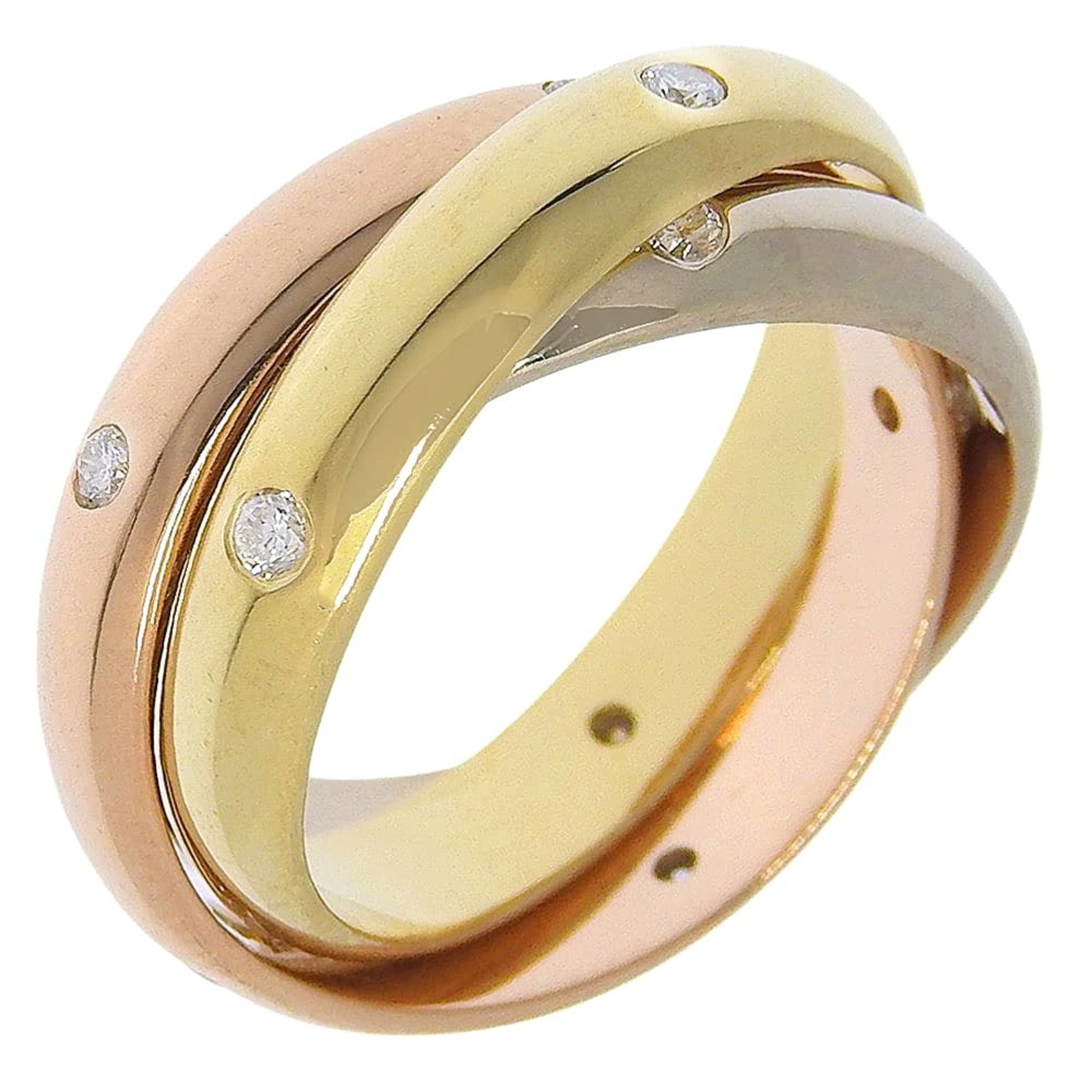 Cartier Yellow Gold (18K) Pink Gold (18K) White Gold (18K) Band Ring (Pre-Owned)