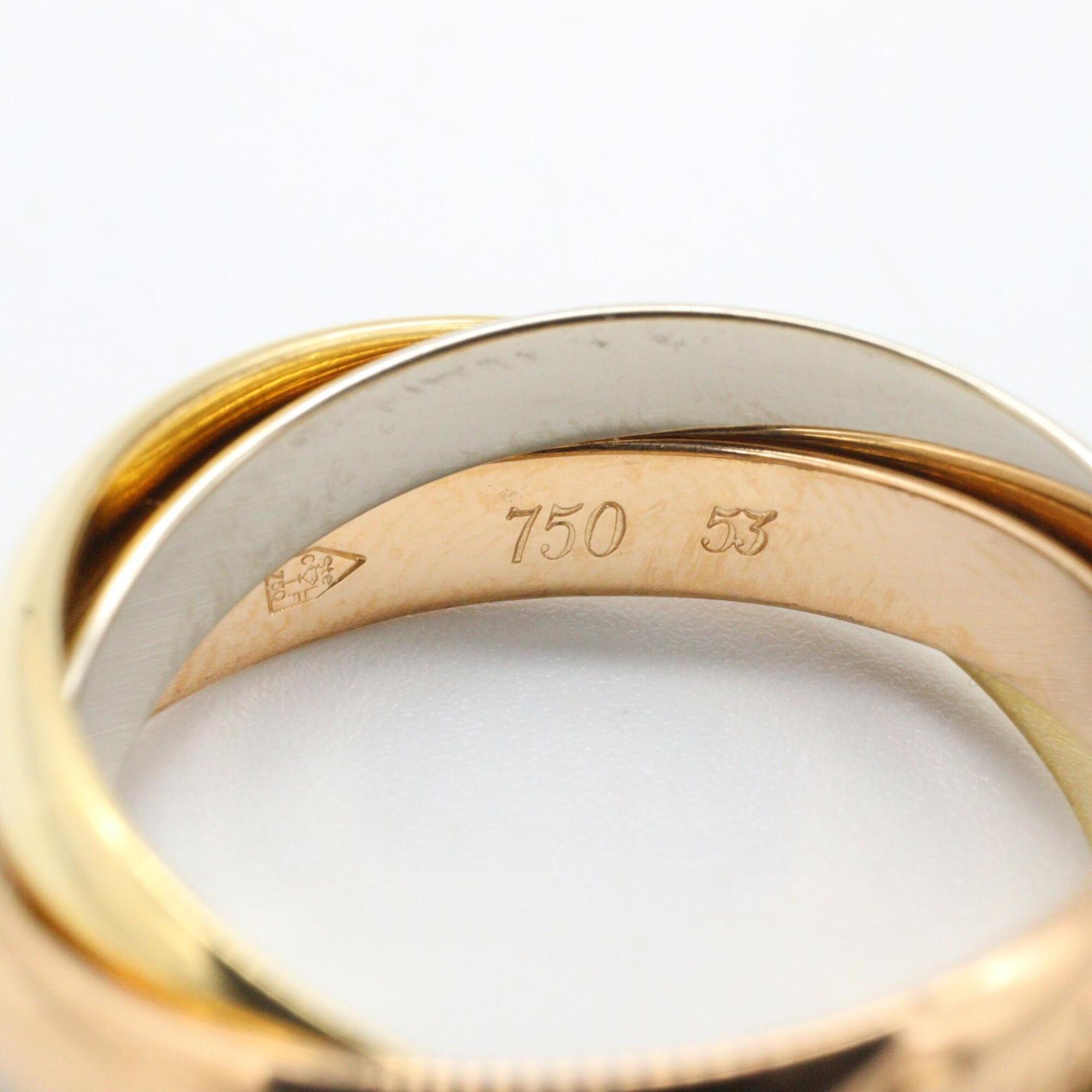 Cartier Gold Silver Yellow Gold (18K) Pink Gold (18K) White Gold (18K) Band Ring (Pre-Owned)
