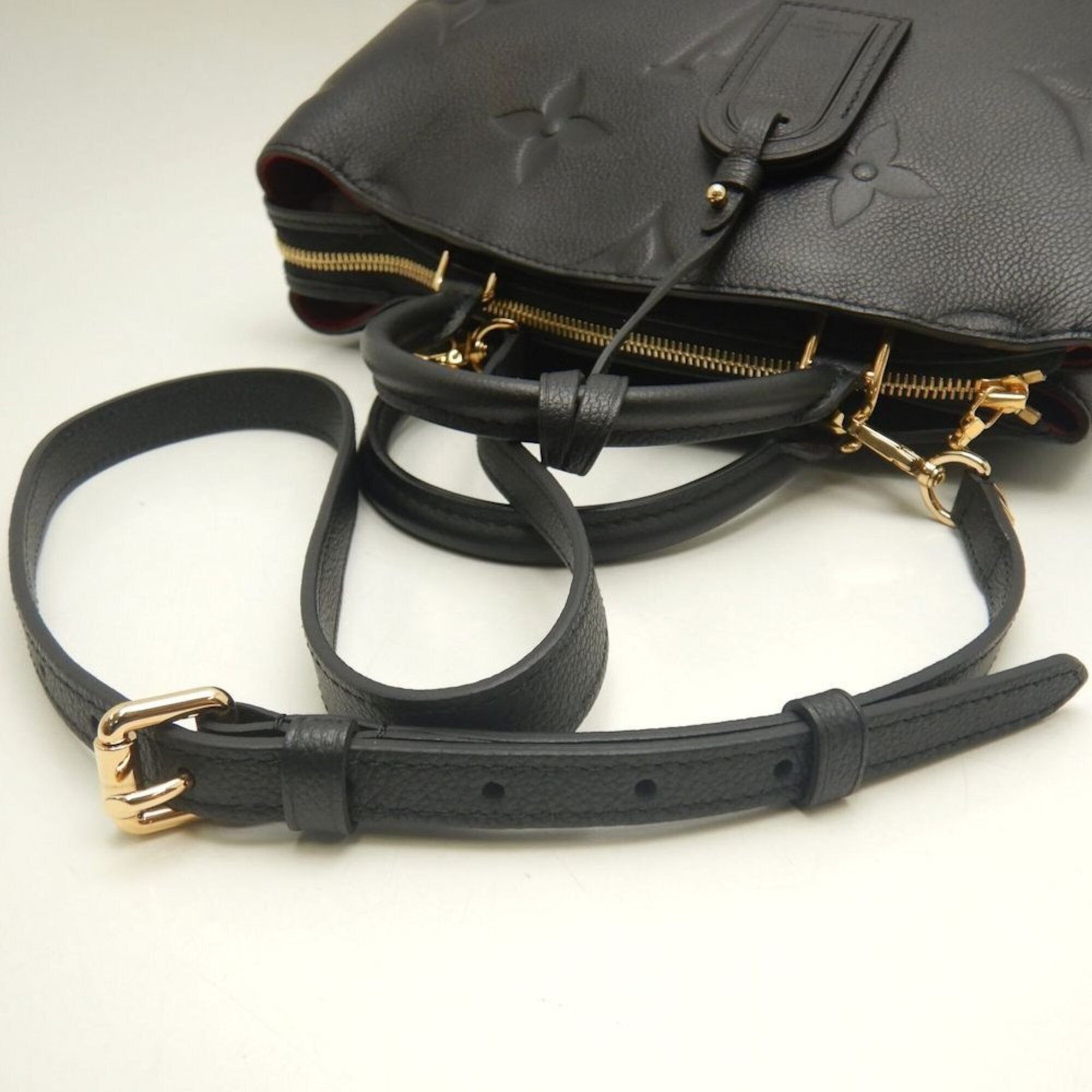 Louis Vuitton Monogram Empreinte Noir Monogram Empreinte Handbag (Pre-Owned)