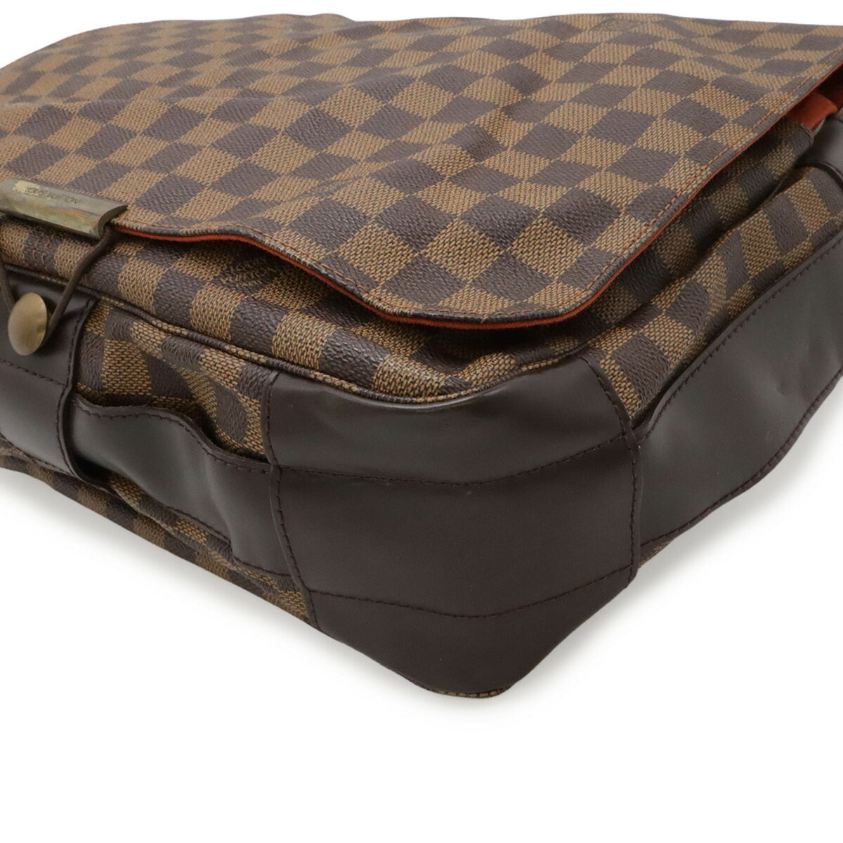 Louis Vuitton Brown Pvc Coated Canvas Messenger Bag Shoulder Bag (Pre-Owned)
