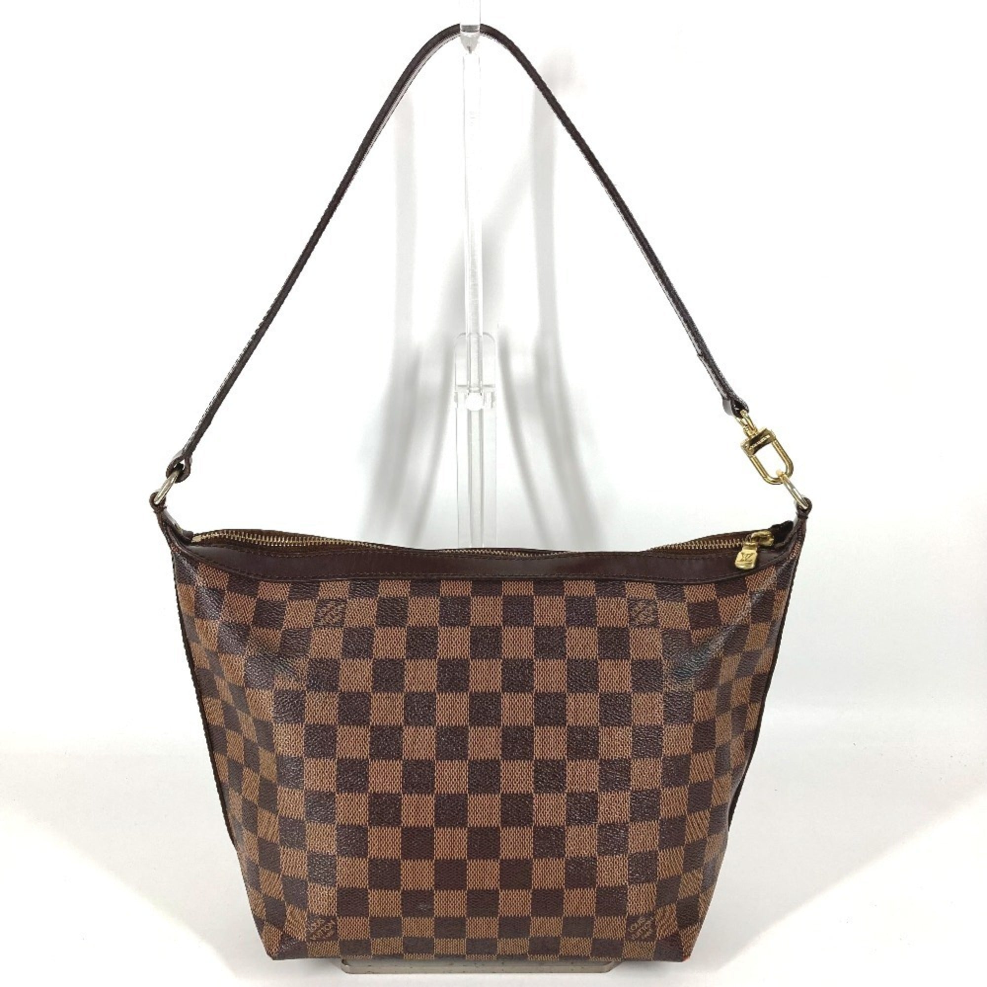 Louis Vuitton Brown Ebene Damier Canvas Handbag Shoulder Bag (Pre-Owned)