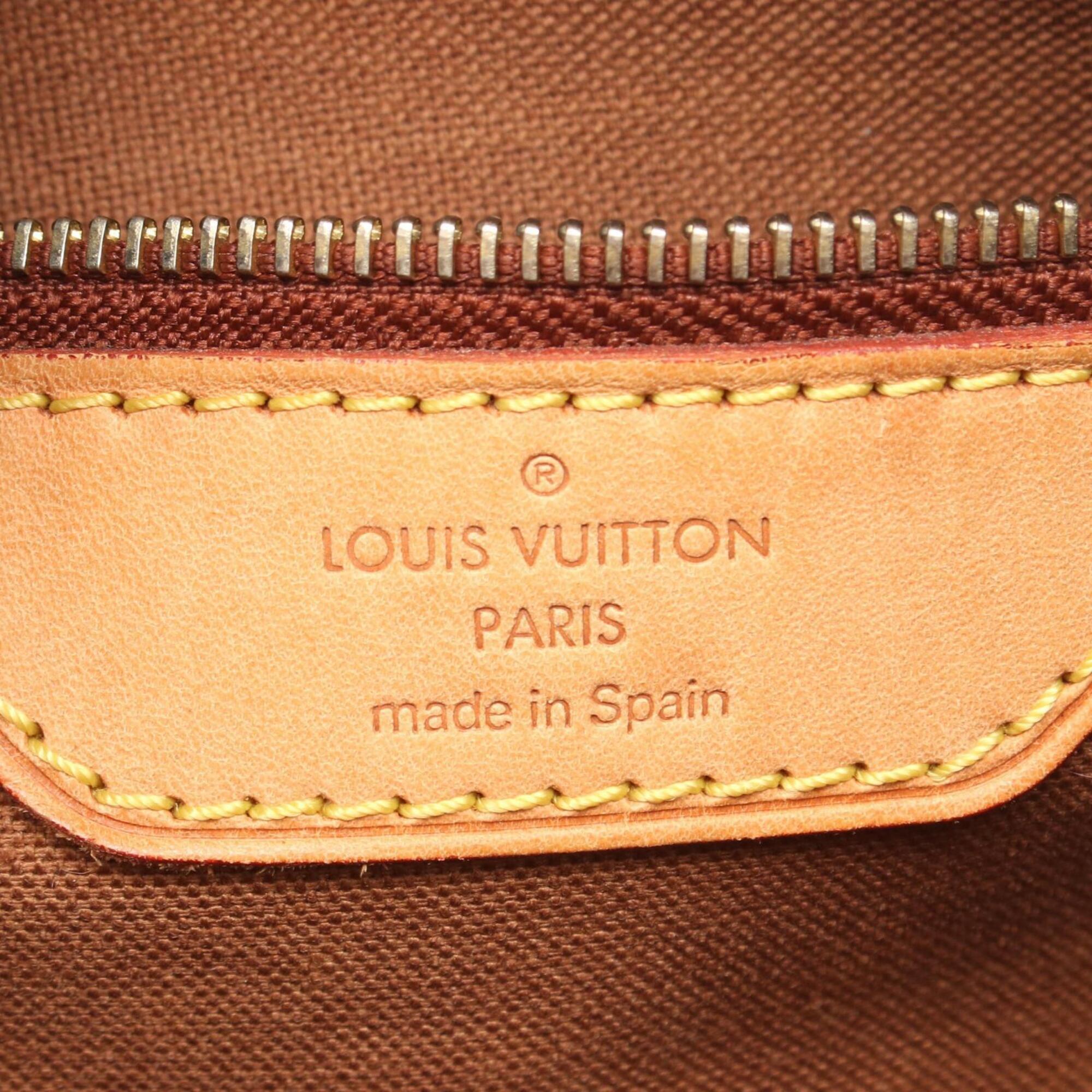Louis Vuitton Brown Coated Canvas Monogram Pvc Leather Tote Bag (Pre-Owned)