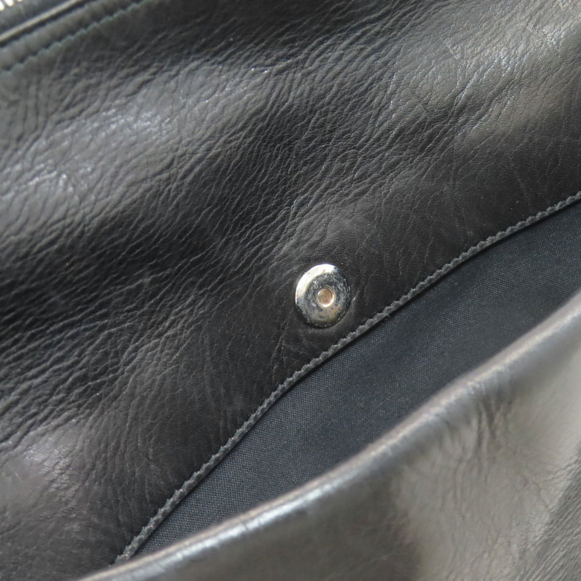 Bally Black Leather Tote Bag (Pre-Owned)