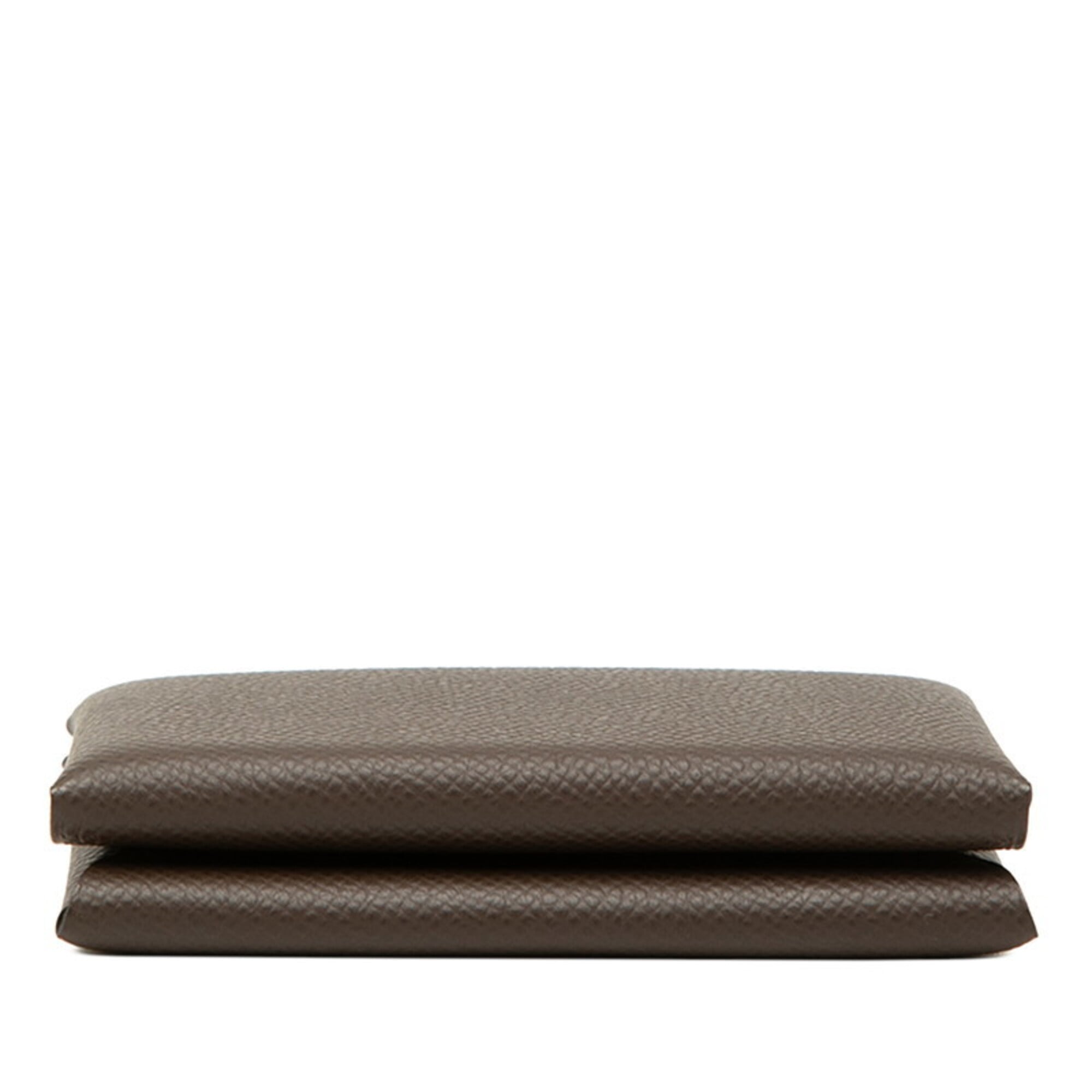 Hermes Brown Epsom Leather Coin Purse/Coin Case (Pre-Owned)