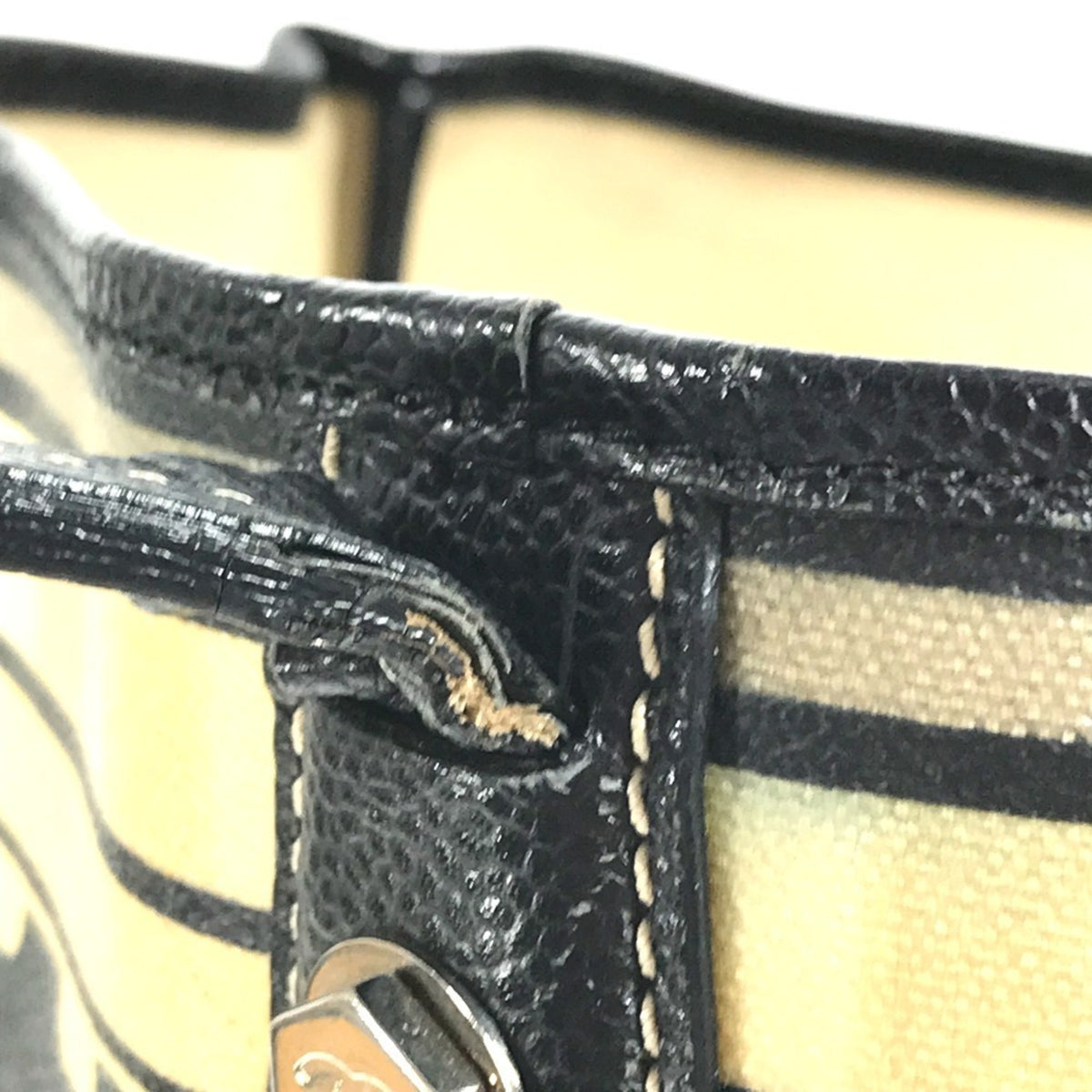Chanel Black Pvc Leather Shoulder Bag Tote Bag (Pre-Owned)