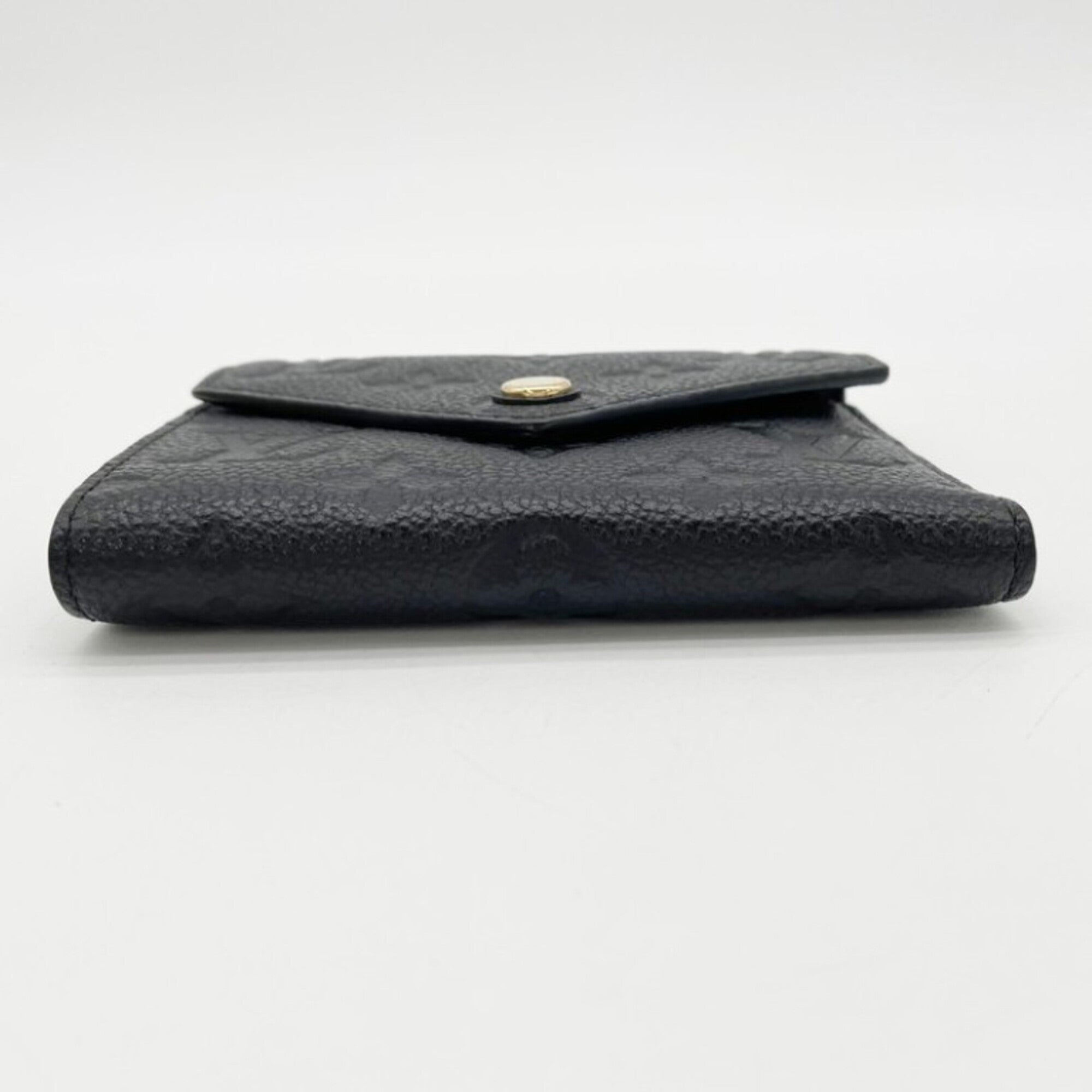 Louis Vuitton Black Noir Monogram Empreinte Wallet (Tri-Fold) (Pre-Owned)