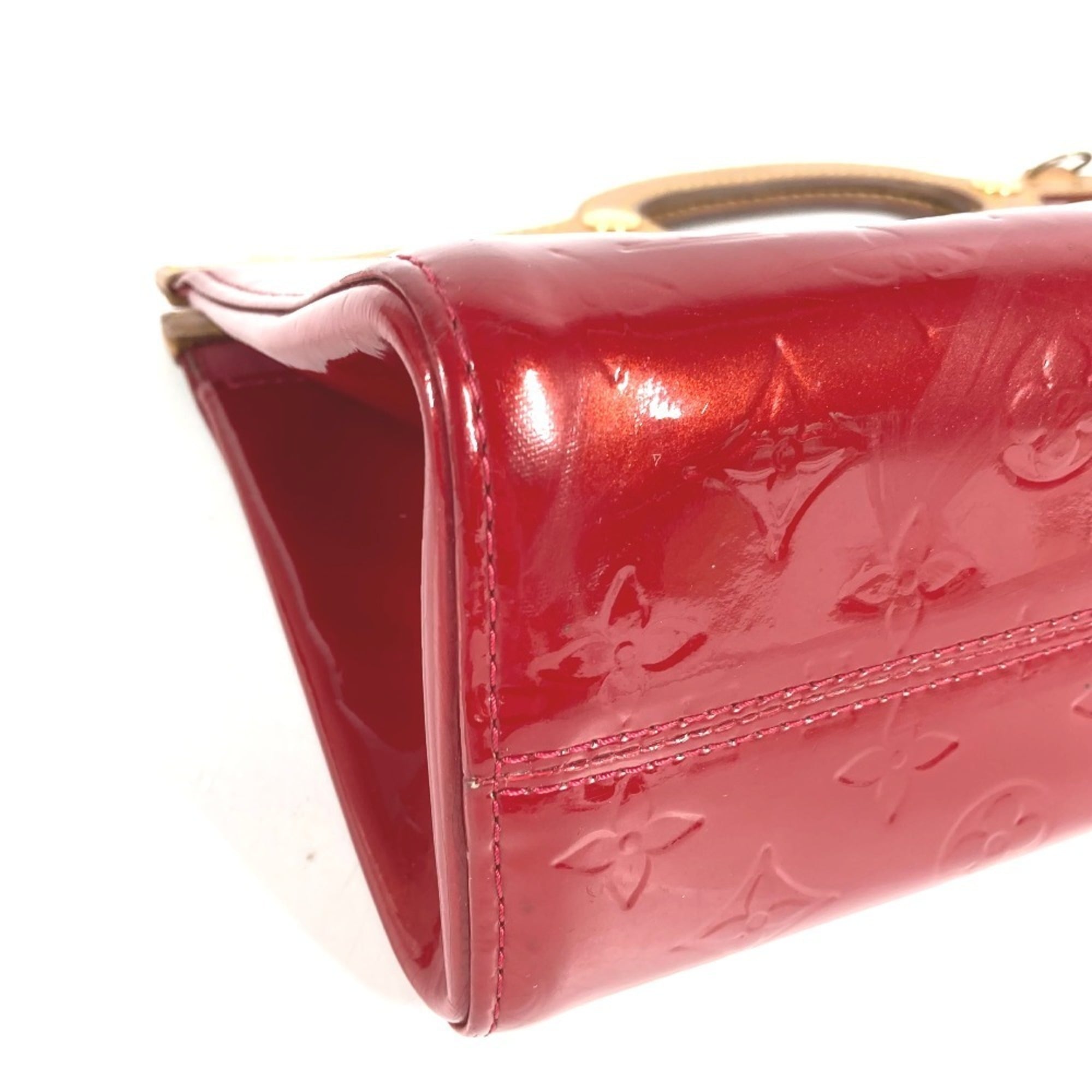 Louis Vuitton Monogram Vernis Pomme D'amour Red Color Monogram Vernis Handbag (Pre-Owned)