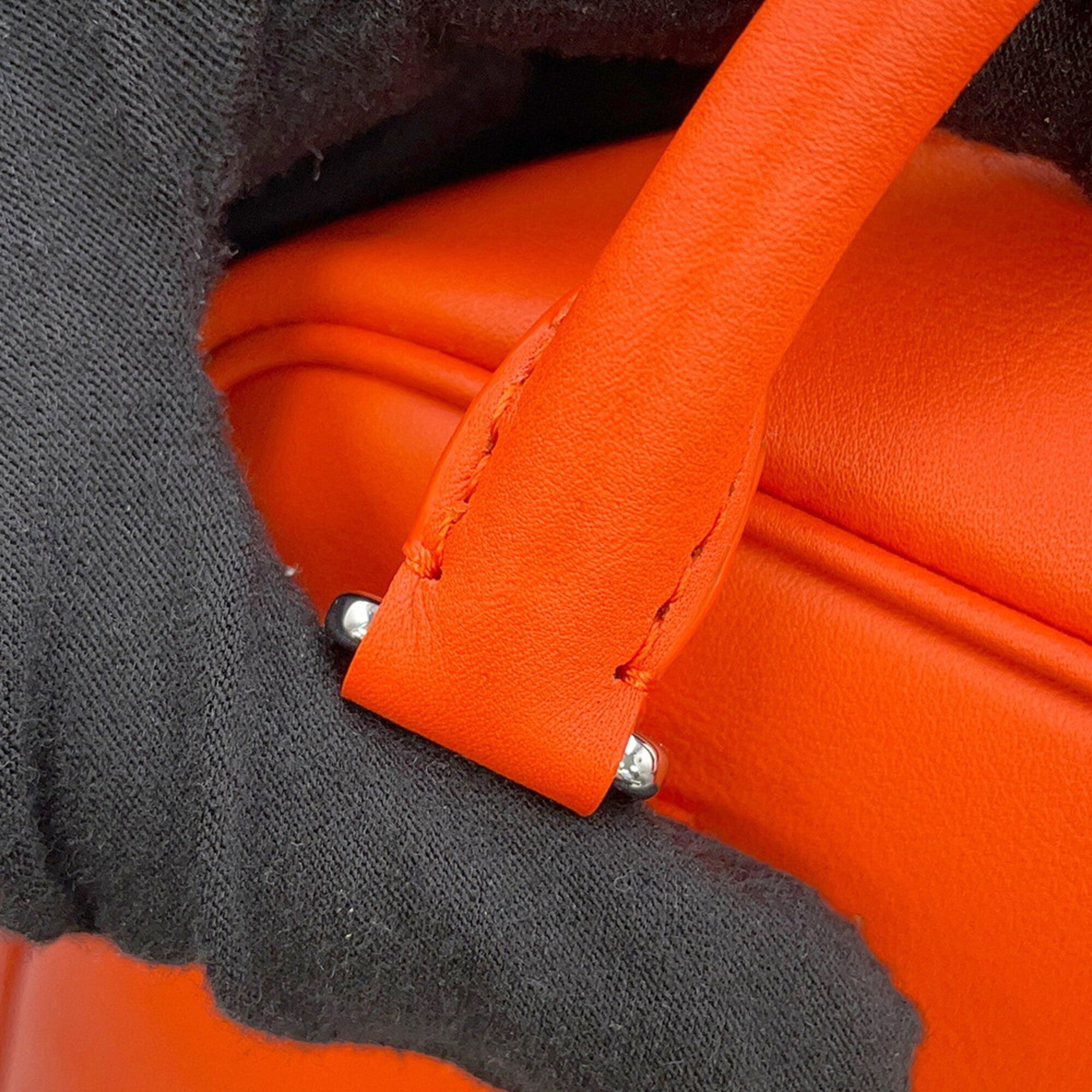 Loewe Amazona Orange Leather Handbag (Pre-Owned)