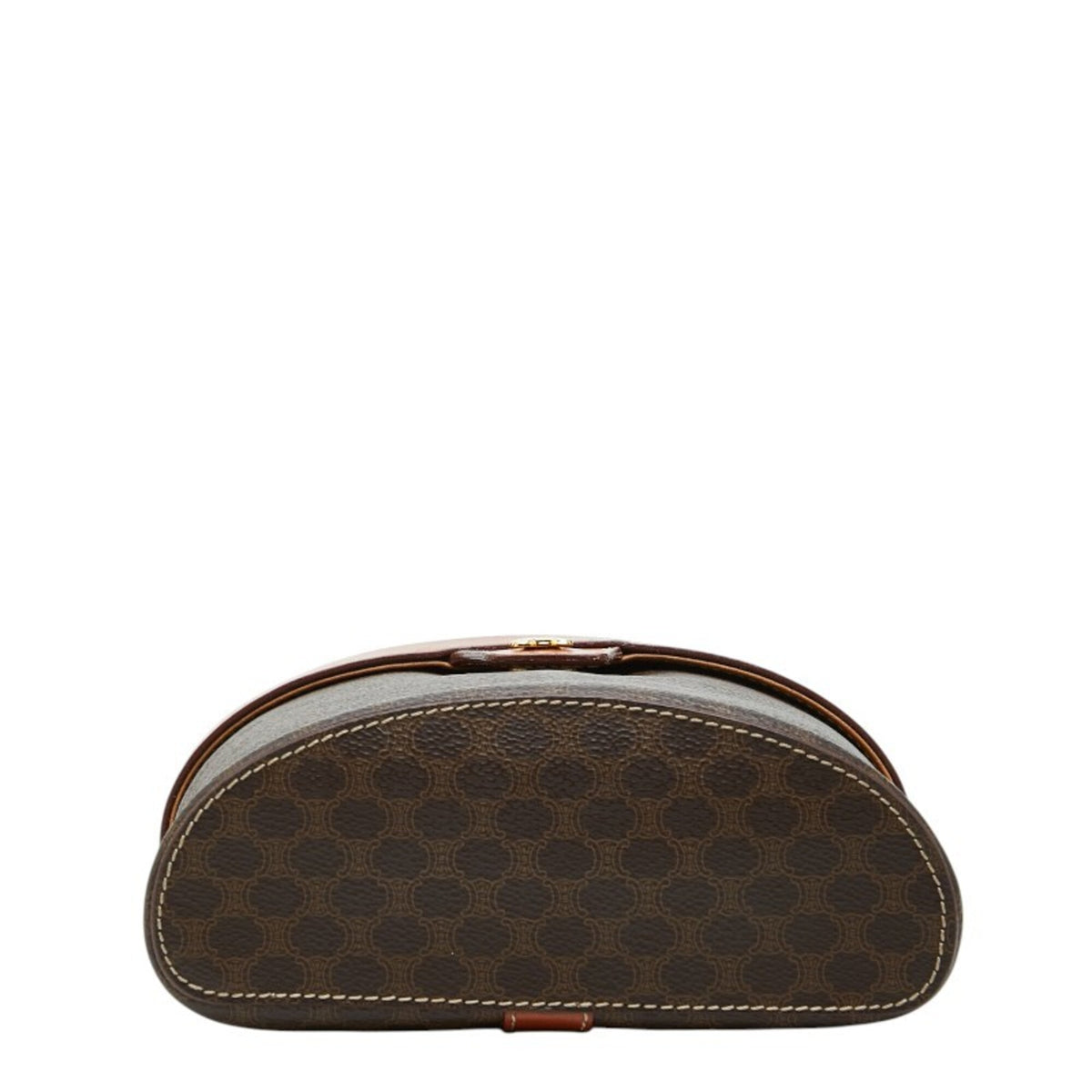 Celine Brown Pvc Shoulder Bag Vanity Bag (Pre-Owned)