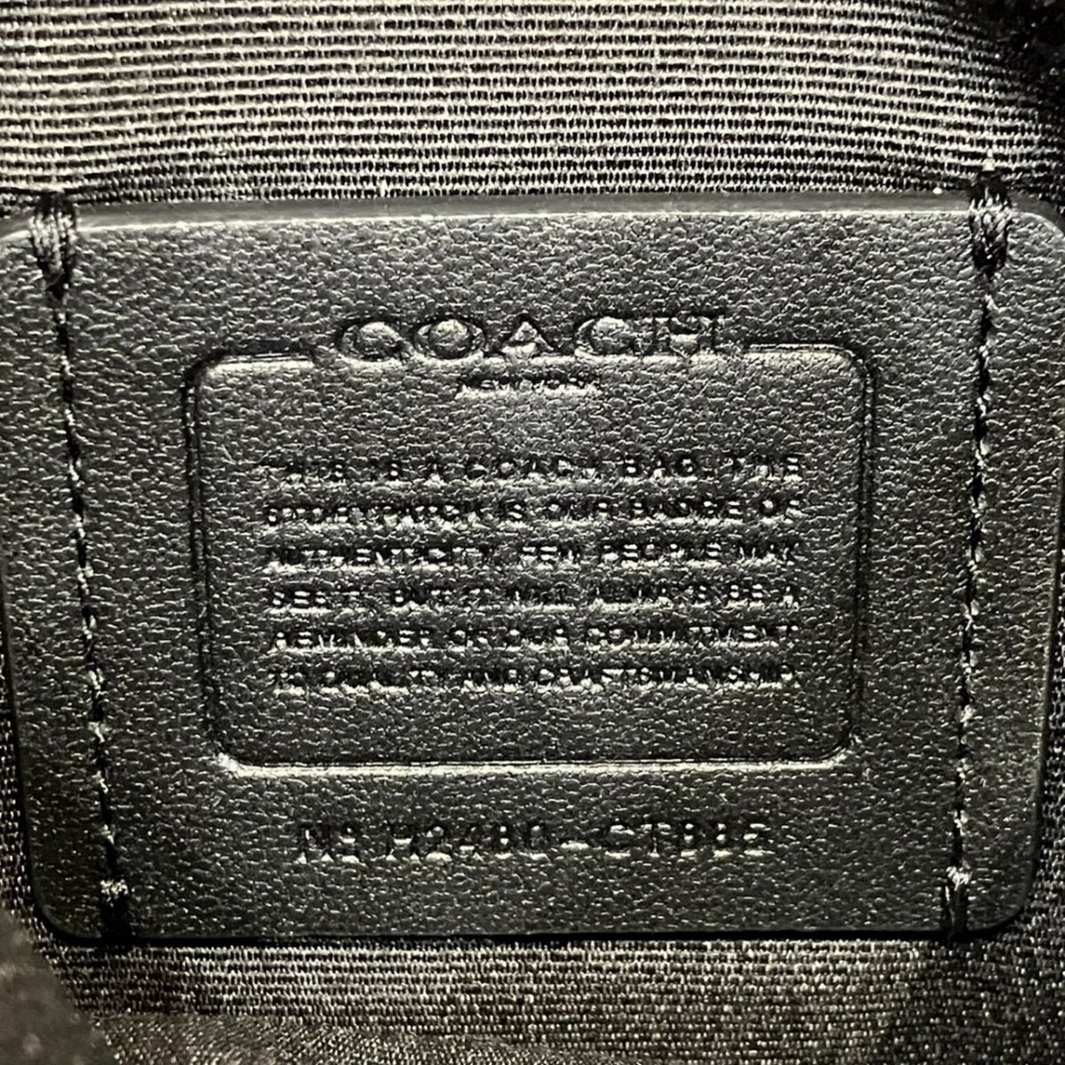Coach Black Pvc Leather Shoulder Bag (Pre-Owned)