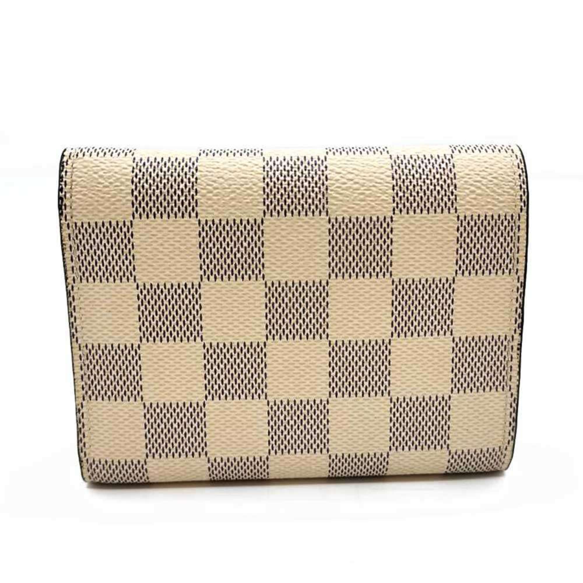 Louis Vuitton Damier Azur Multi-Color Damier Azur Wallet (Tri-Fold) (Pre-Owned)