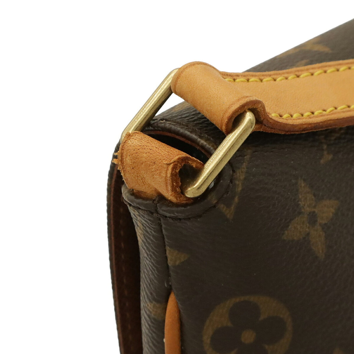 Louis Vuitton Brown Monogram Canvas Pvc Coated Canvas Shoulder Bag (Pre-Owned)
