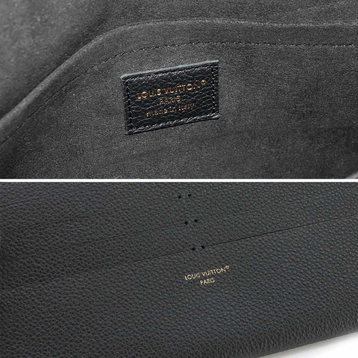Louis Vuitton Noir Monogram Empreinte Pochette (Pre-Owned)