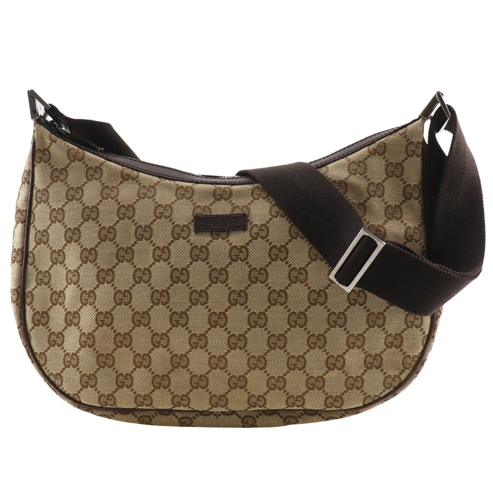 Gucci Brown Gg Canvas Shoulder Bag (Pre-Owned)