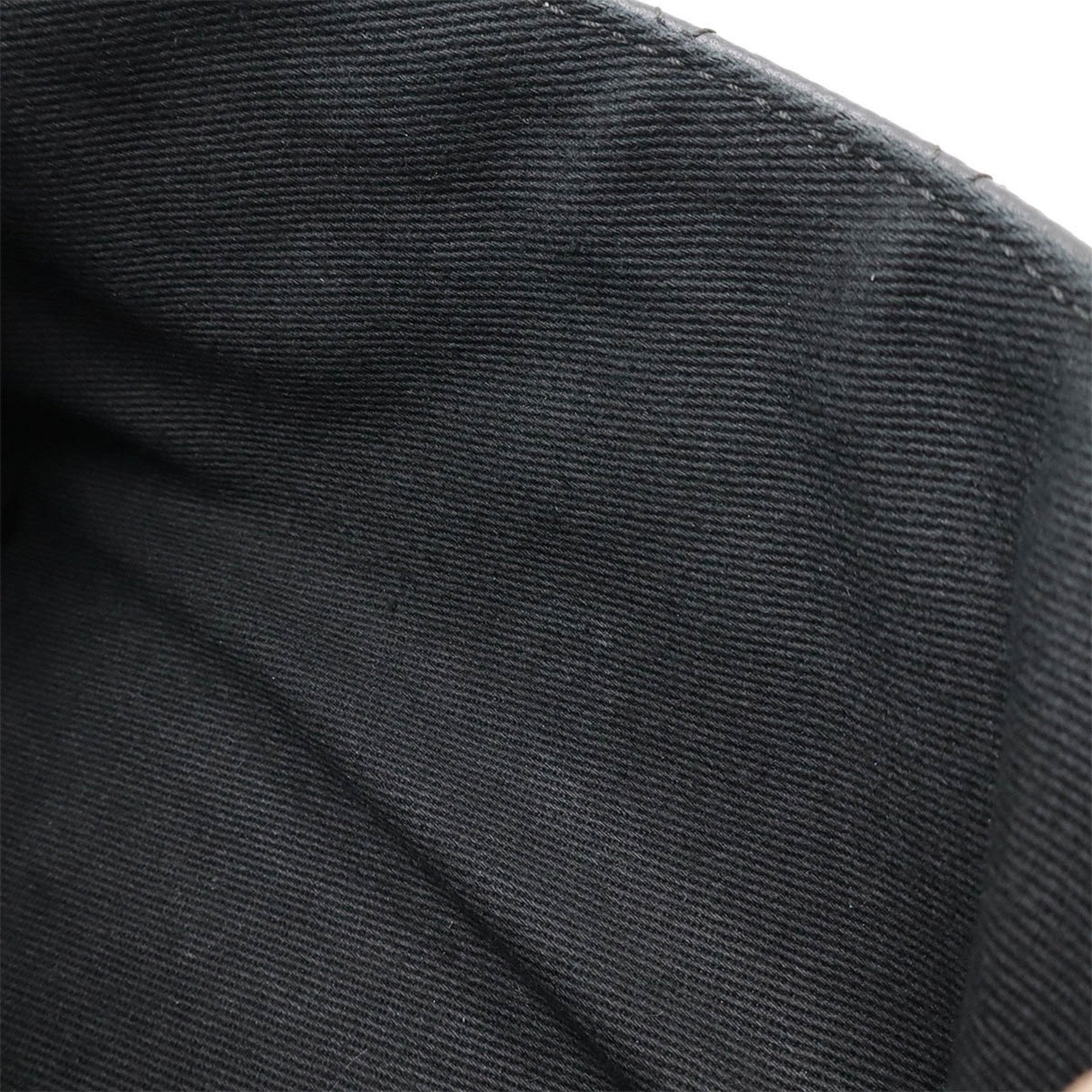 Chanel Black Grained Calfskin Clutch Bag Fanny Pack (Pre-Owned)