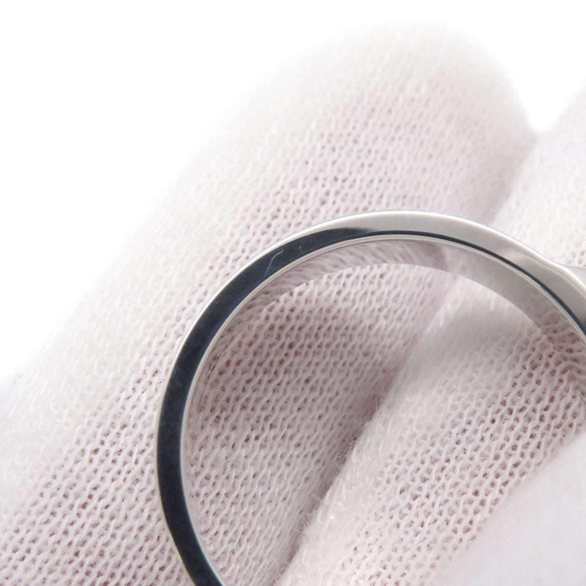 Hermes Collier De Chien Silver Silver 925 Band Ring (Pre-Owned)