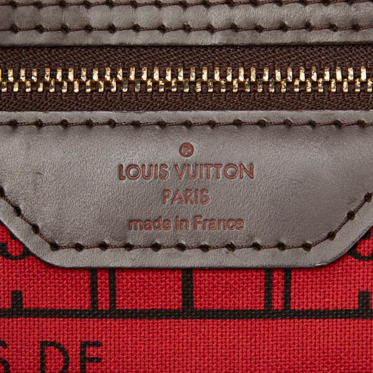 Louis Vuitton Brown Pvc Leather Handbag Tote Bag (Pre-Owned)