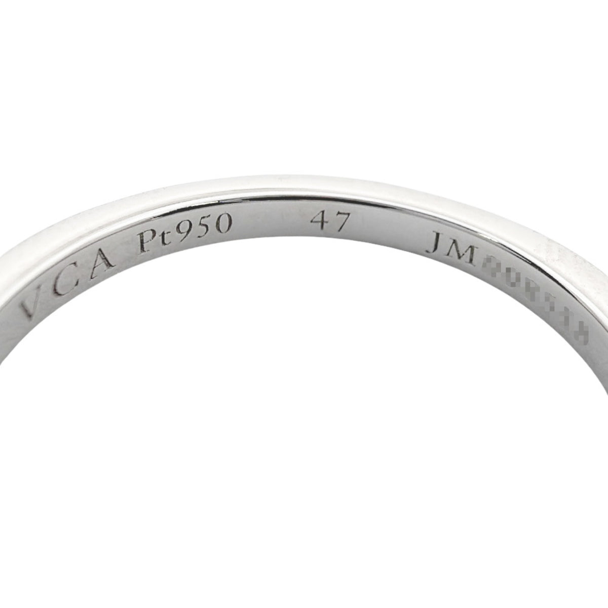 Van Cleef & Arpels Platinum 950 Band Ring (Pre-Owned)