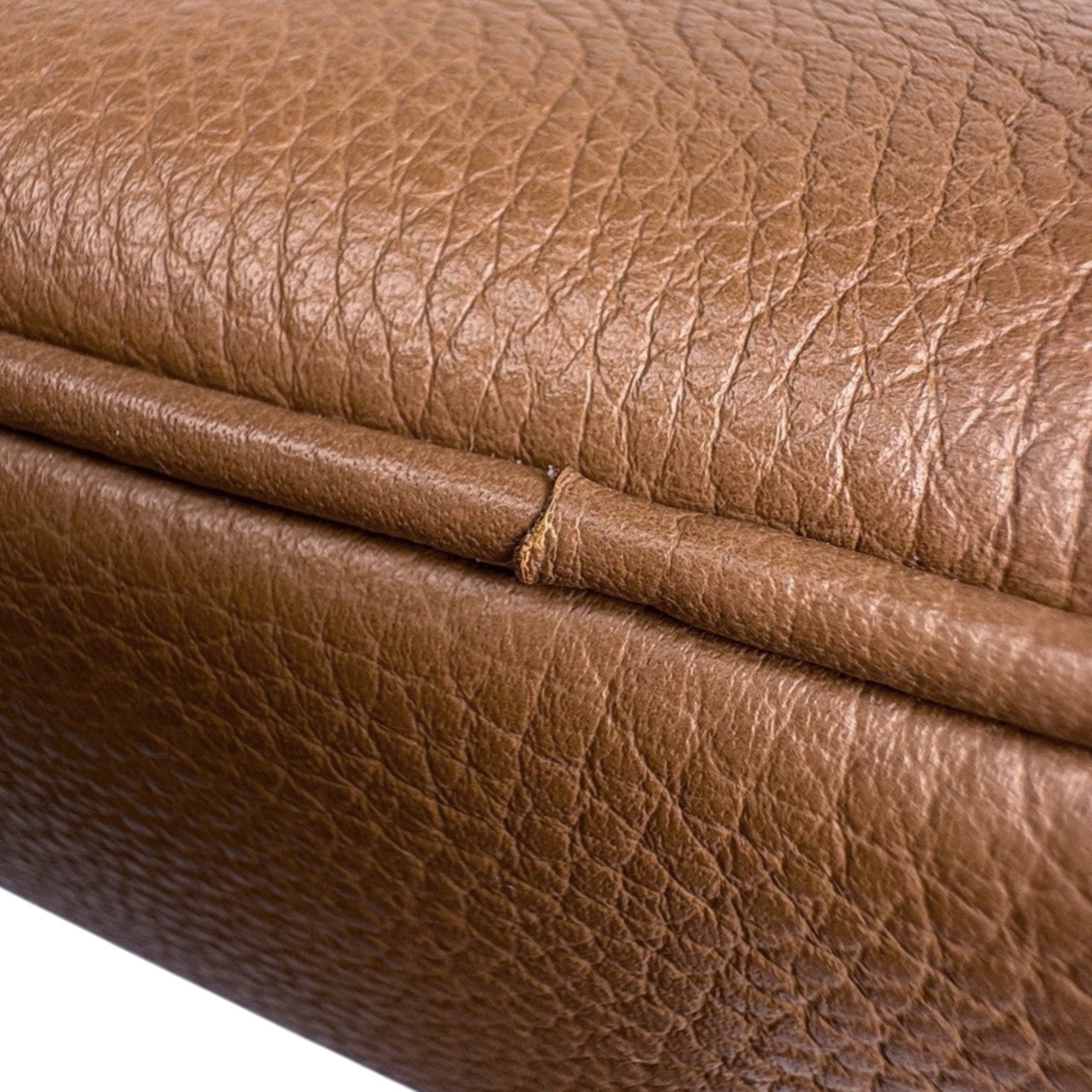 Prada Brown Leather Shoulder Bag (Pre-Owned)