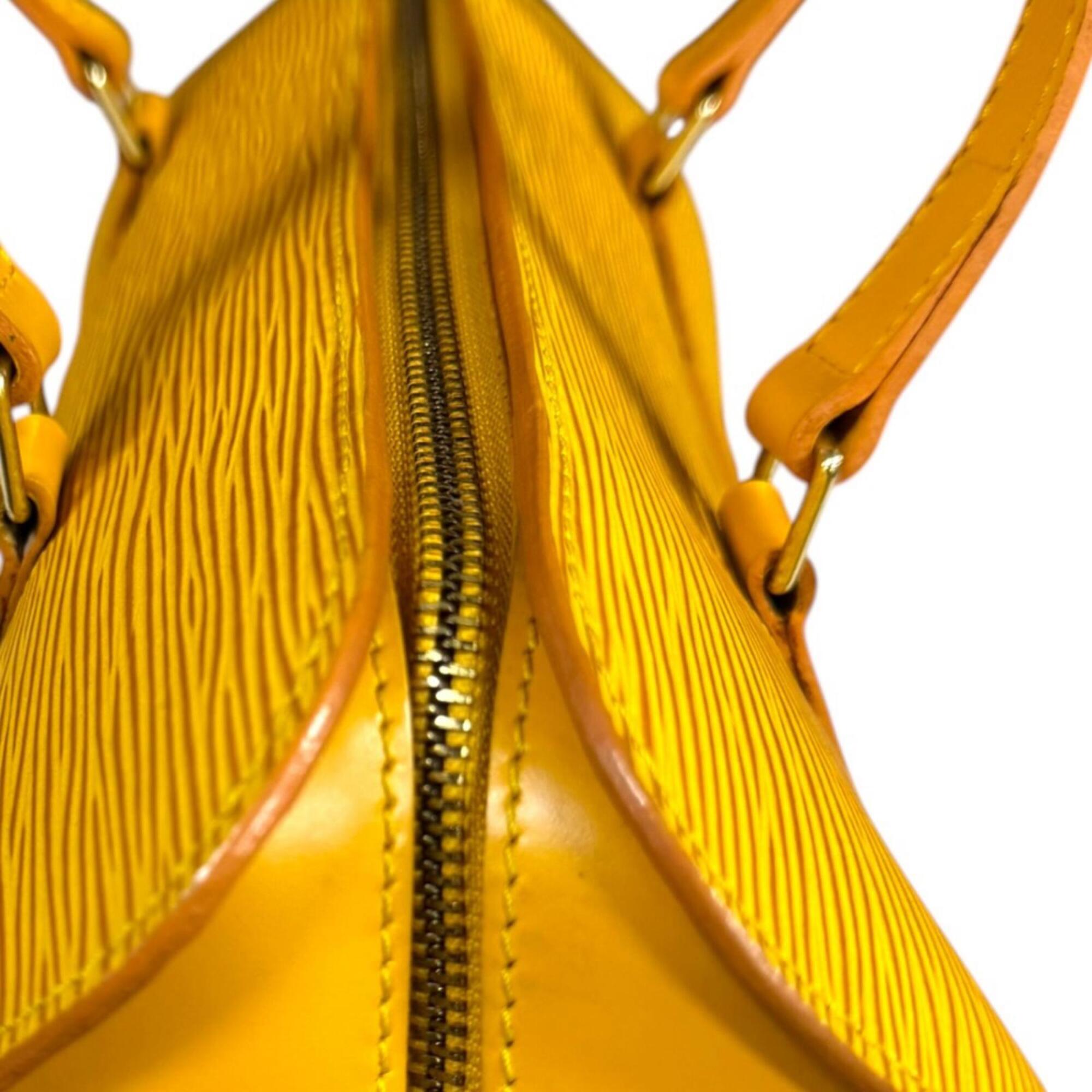 Louis Vuitton Yellow Epi Leather Handbag (Pre-Owned)