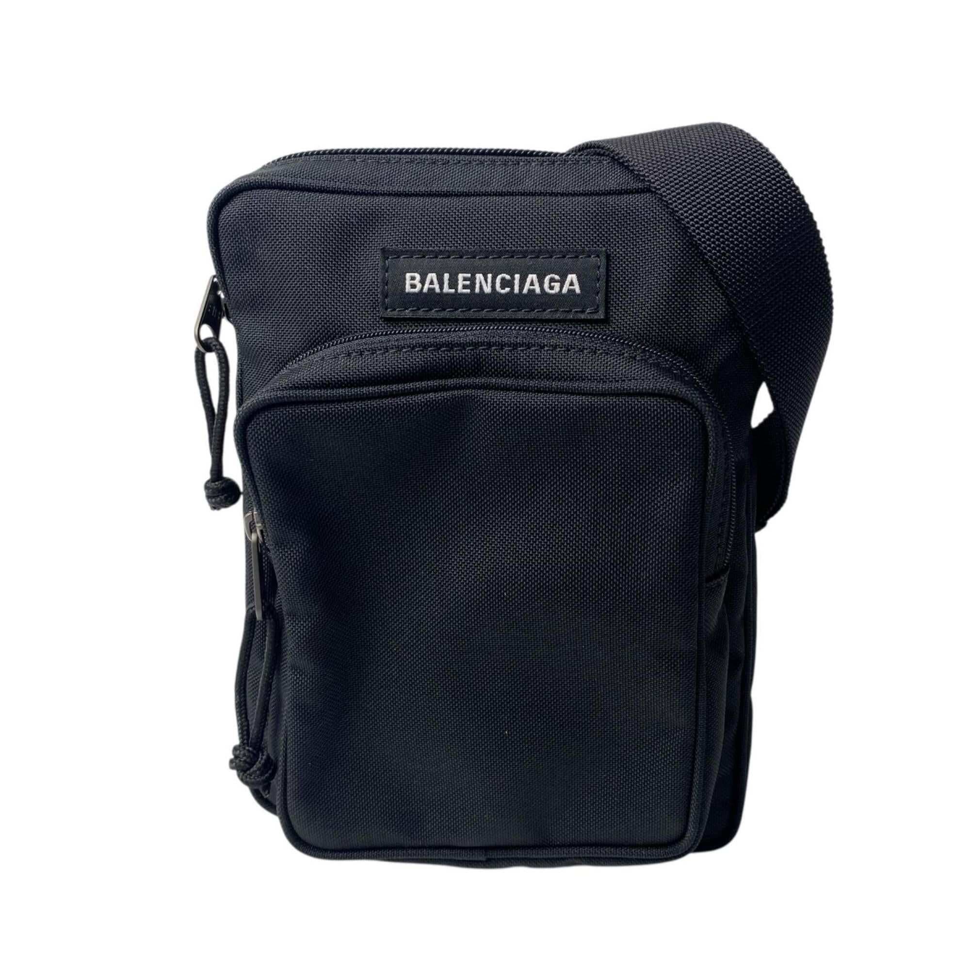 Balenciaga Black Nylon Sling Bag (Pre-Owned)
