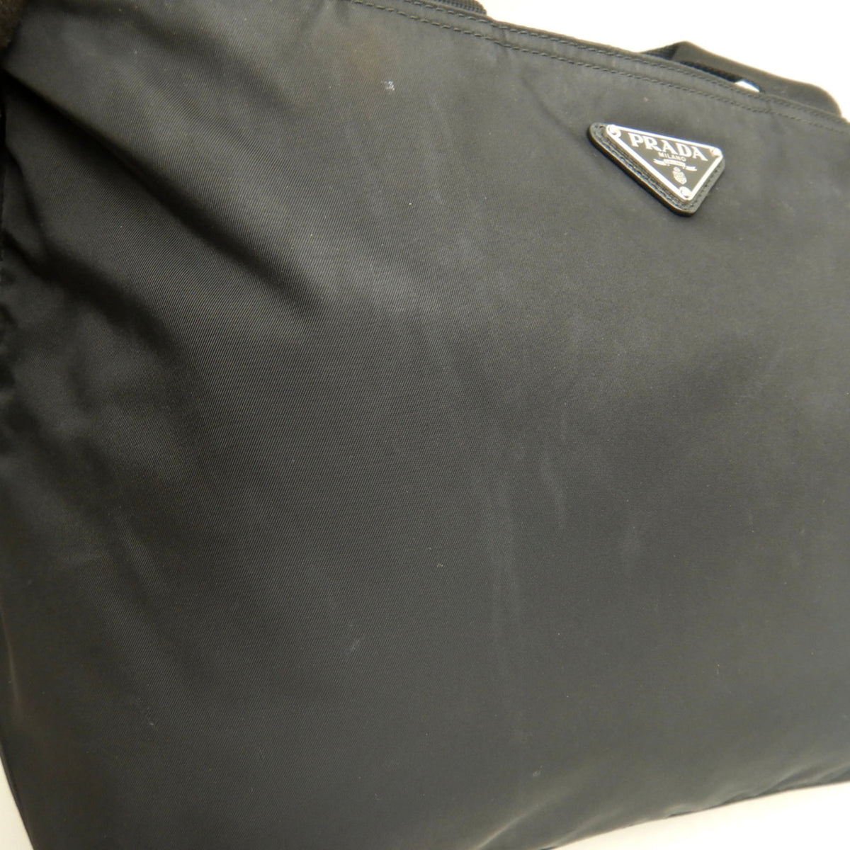 Prada Nero Nylon Tote Bag (Pre-Owned)
