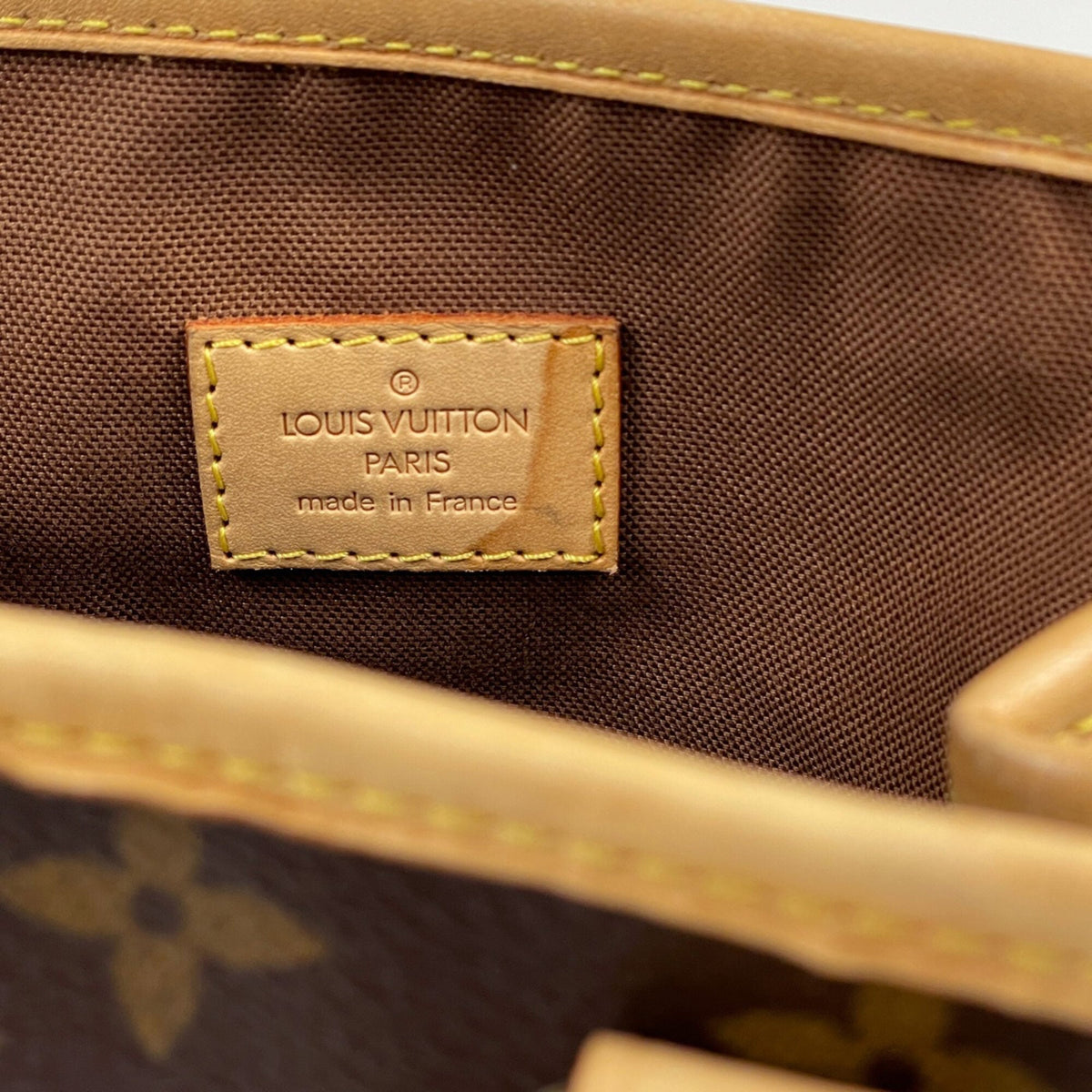 Louis Vuitton Brown Monogram Handbag Tote Bag (Pre-Owned)