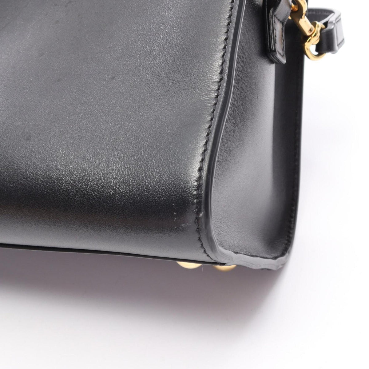 Yves Saint Laurent Black Leather Handbag (Pre-Owned)