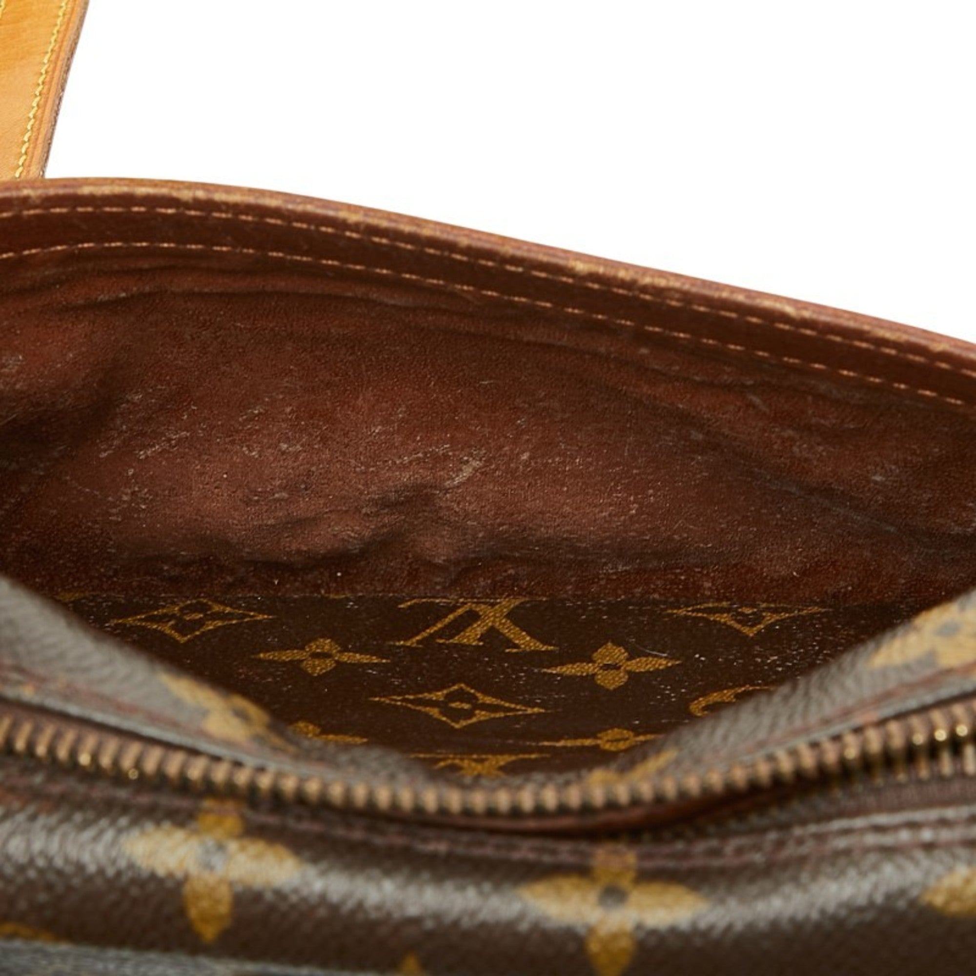 Louis Vuitton Brown Pvc Leather Shoulder Bag (Pre-Owned)