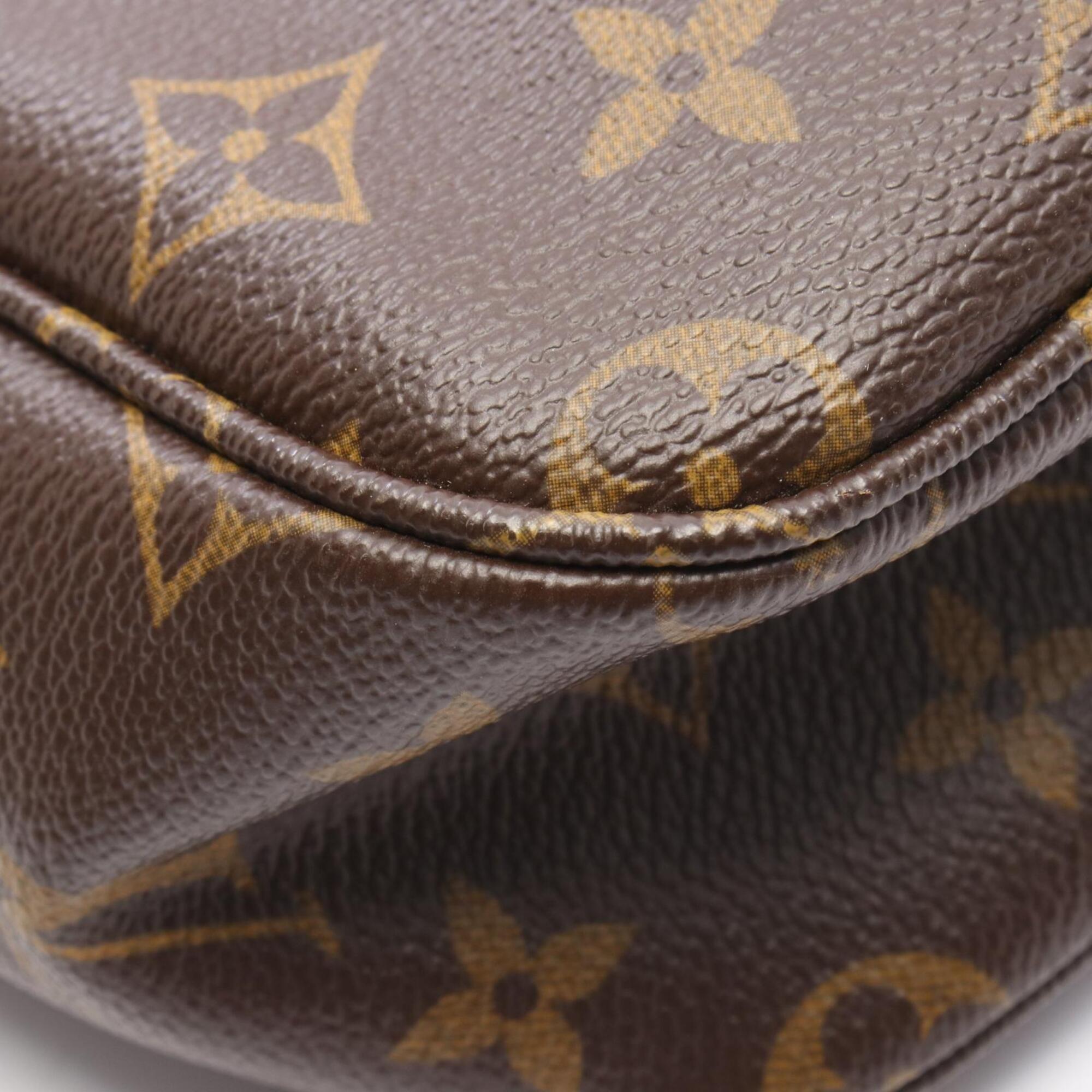 Louis Vuitton Brown Pvc Leather Handbag (Pre-Owned)