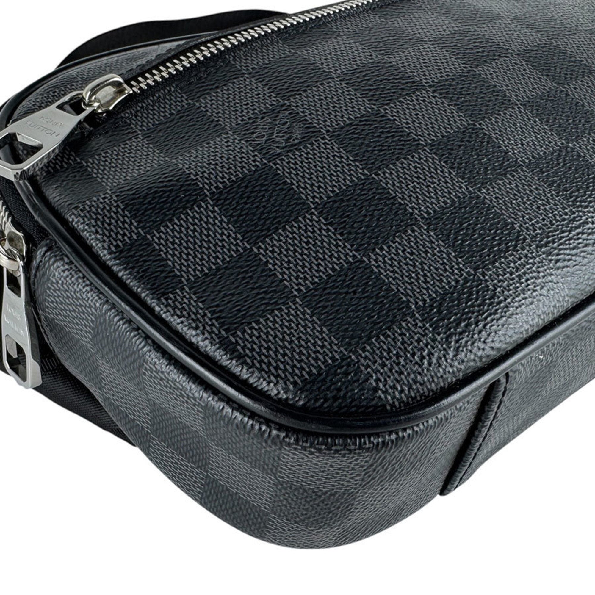 Louis Vuitton Black Damier Graphite Damier Graphite Sling Bag (Pre-Owned)