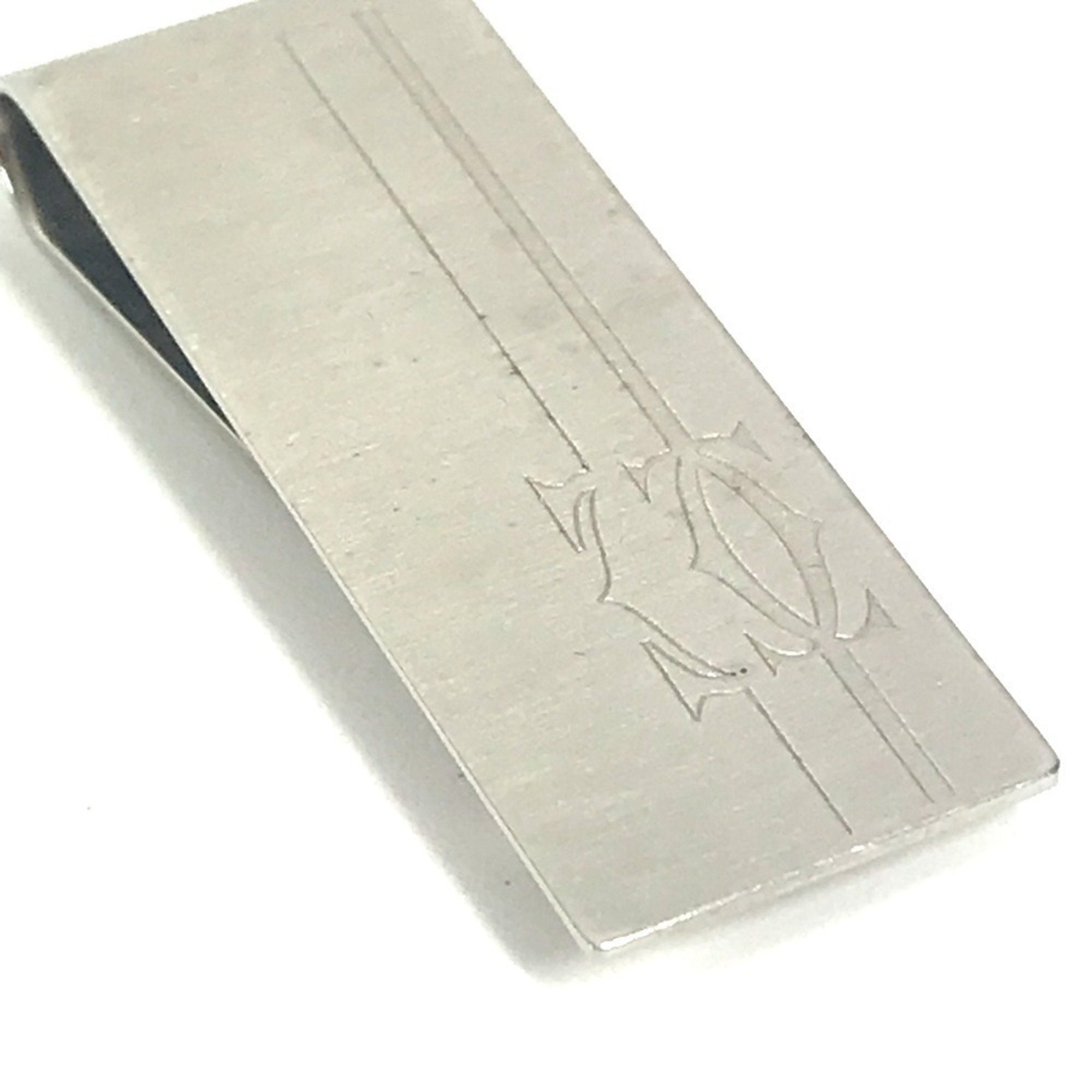 Cartier Silver Stainless Steel Money Clip (Pre-Owned)